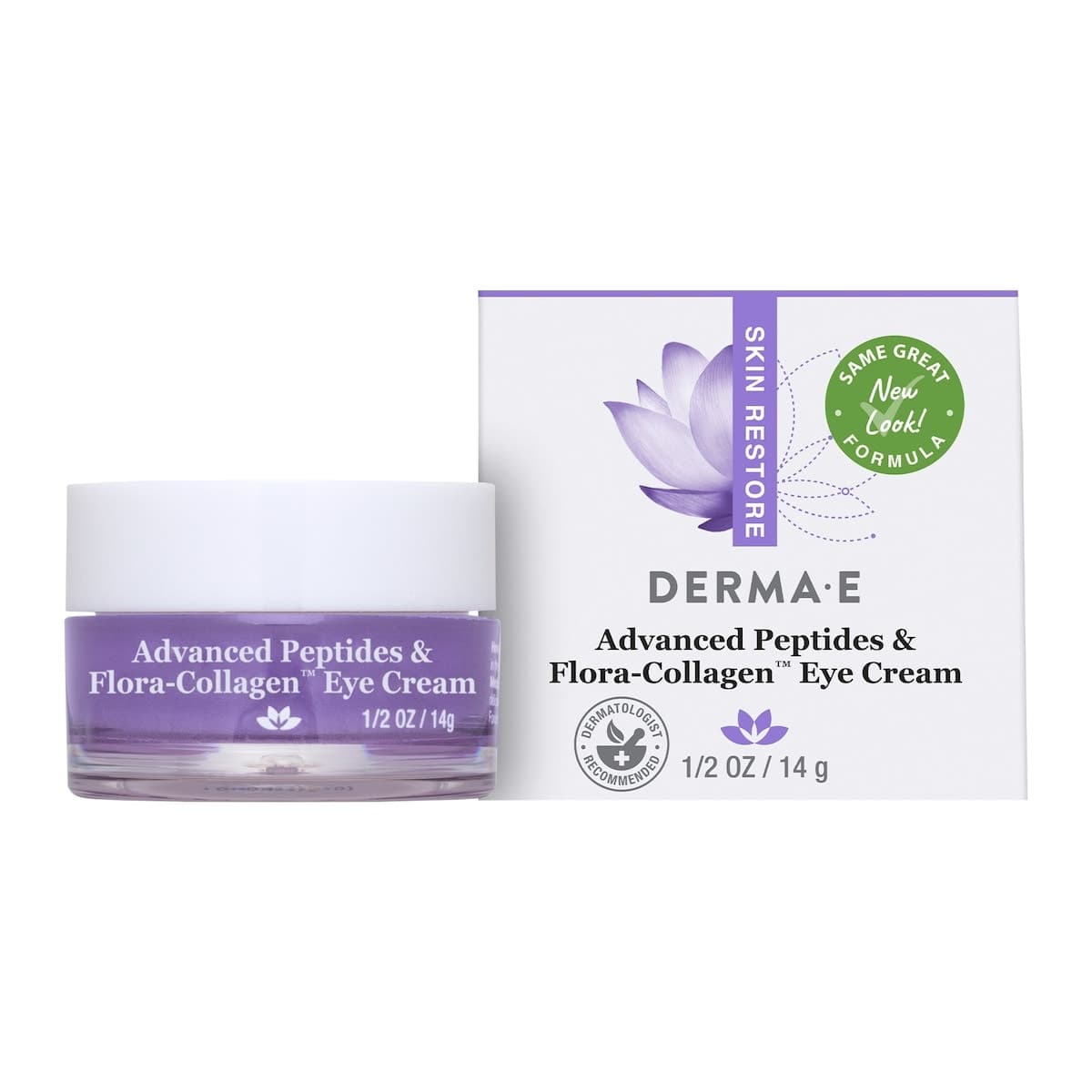 Thumbnail Derma E Advanced Peptides & Flora Collagen Eye Cream 14G