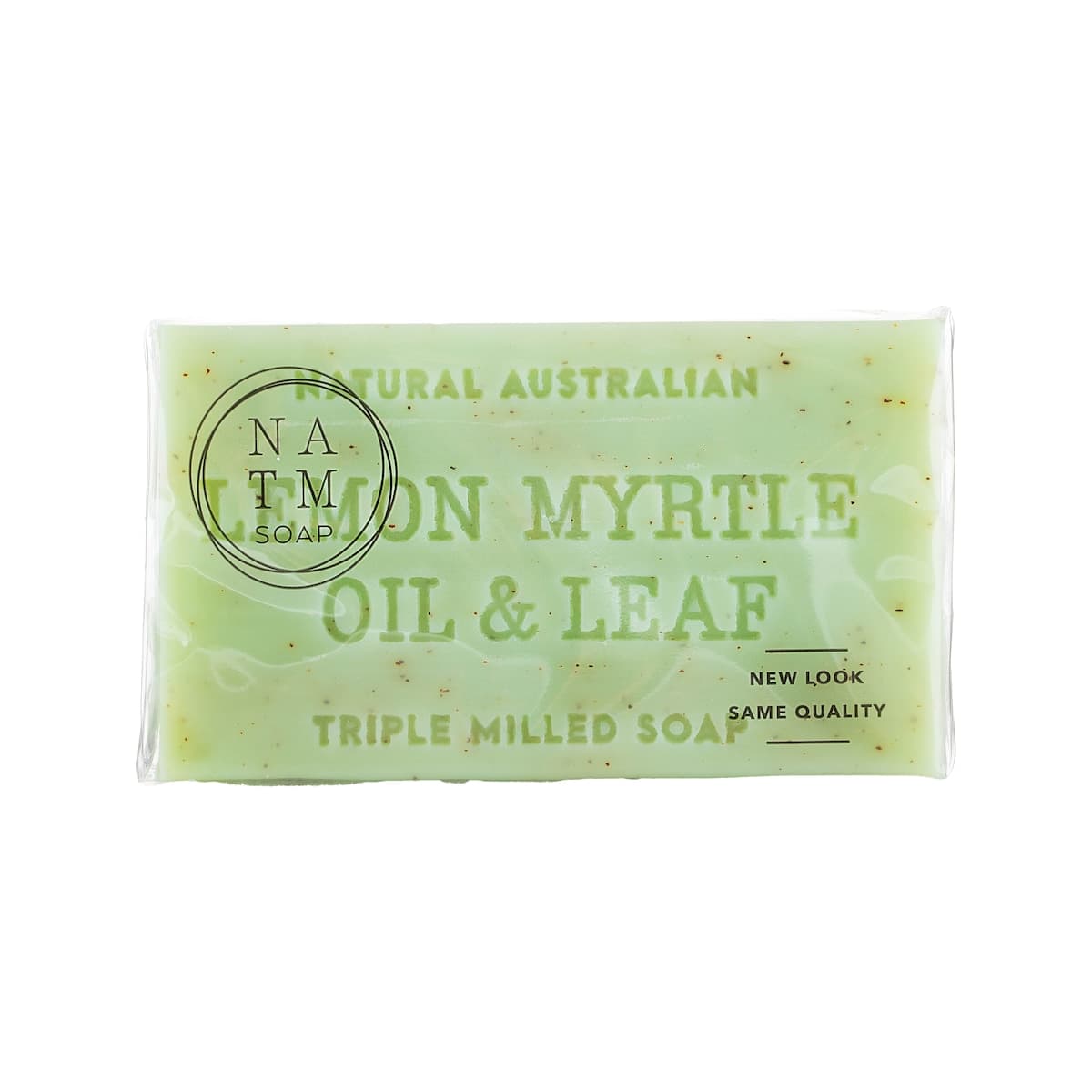 Thumbnail Natural Australian Triple Milled Lemon Myrtle Oil & Leaf Soap 8 x 200g