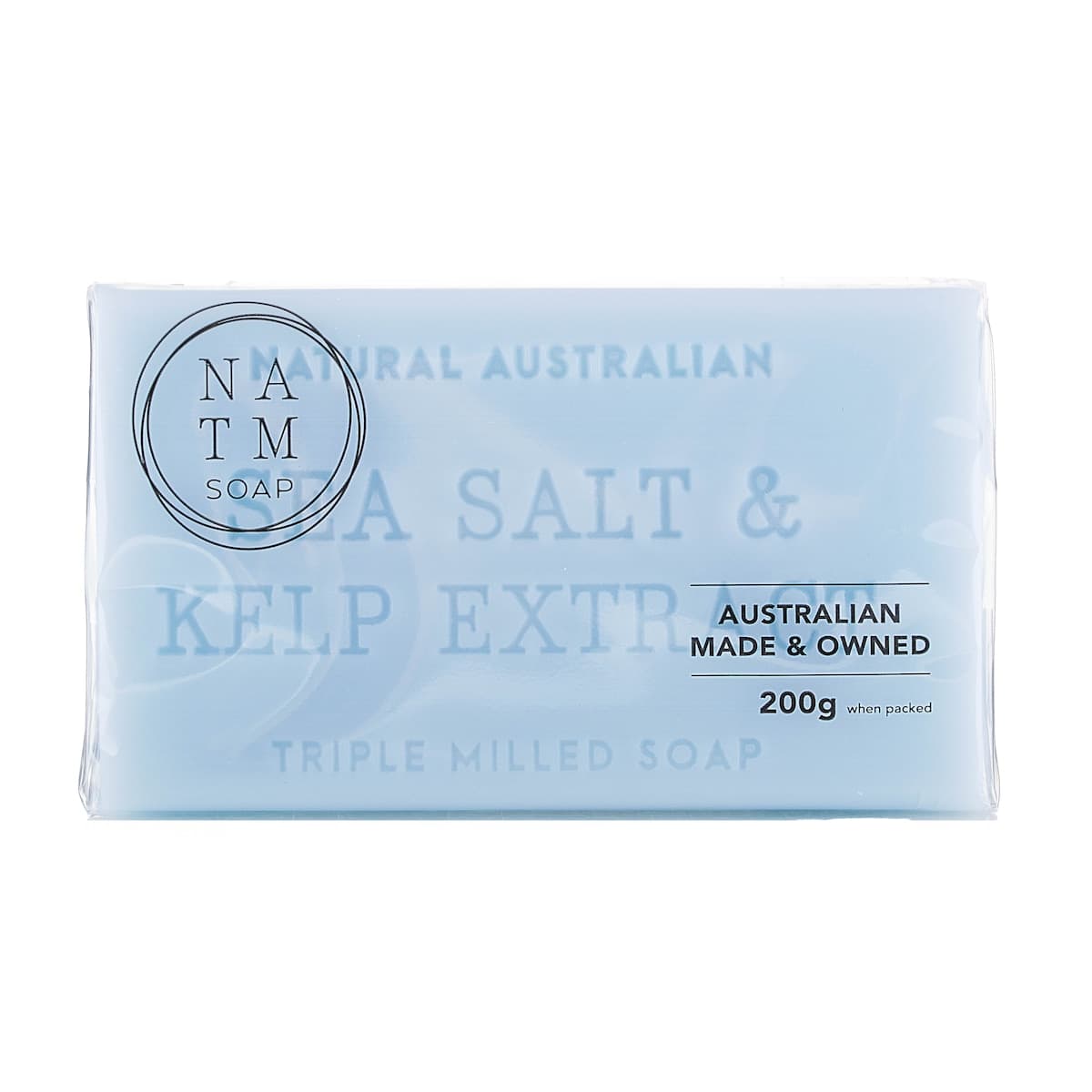 Thumbnail Natural Australian Triple Milled Sea Salt & Kelp Soap 8 x 200g