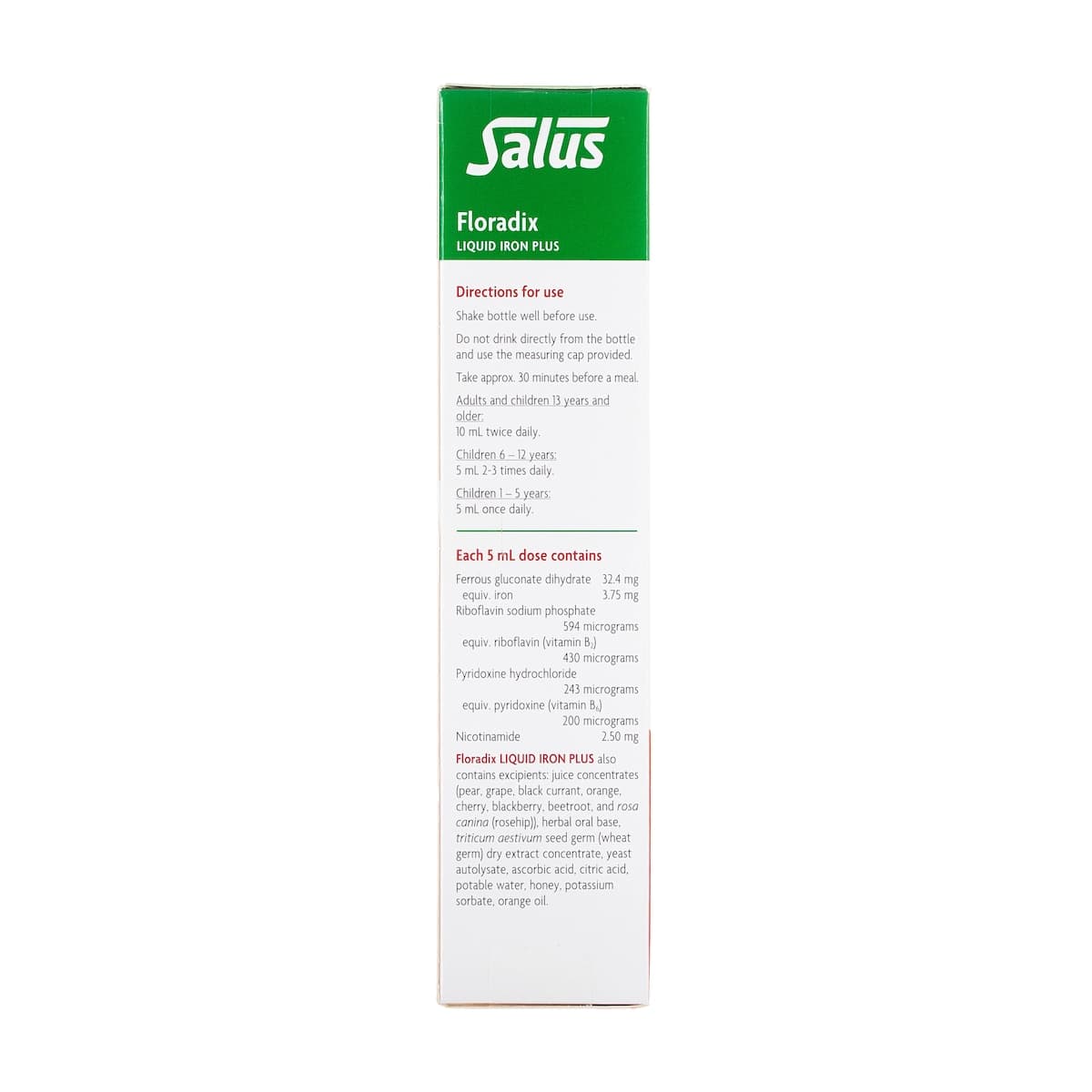 Thumbnail Floradix Liquid Iron Plus Oral Liquid 500ml