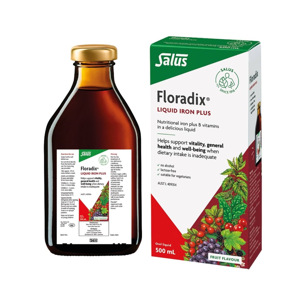 Thumbnail Floradix Liquid Iron Plus Oral Liquid 500ml