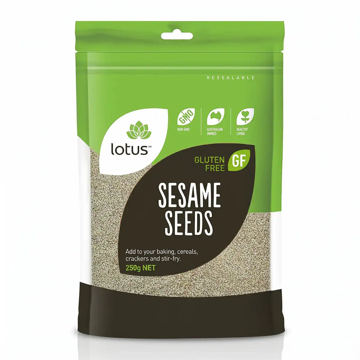 Thumbnail Lotus Sesame Seeds Hulled 250g