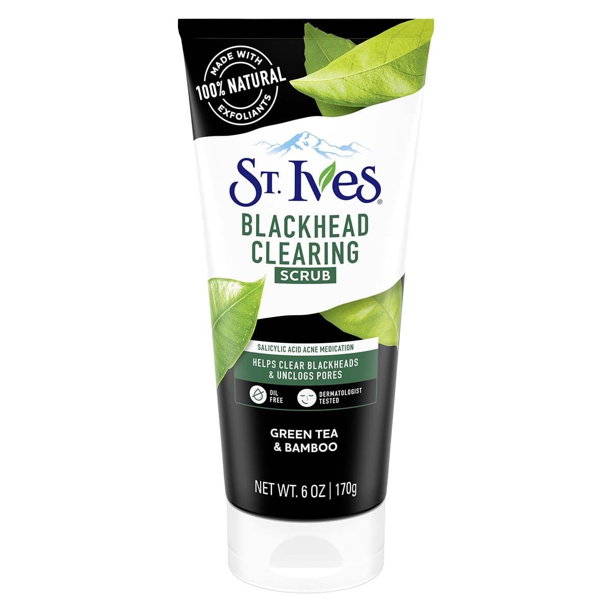 Thumbnail St Ives Blackhead Clearing Green Tea and Bamboo Face Scrub 170g