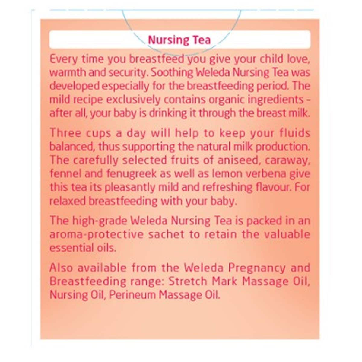 Thumbnail Weleda Nursing Tea Bags 20 Pack