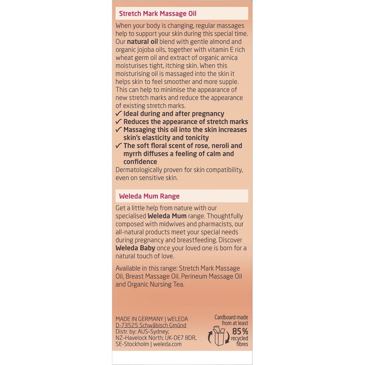 Thumbnail Weleda Stretch Mark Massage Oil 100ml