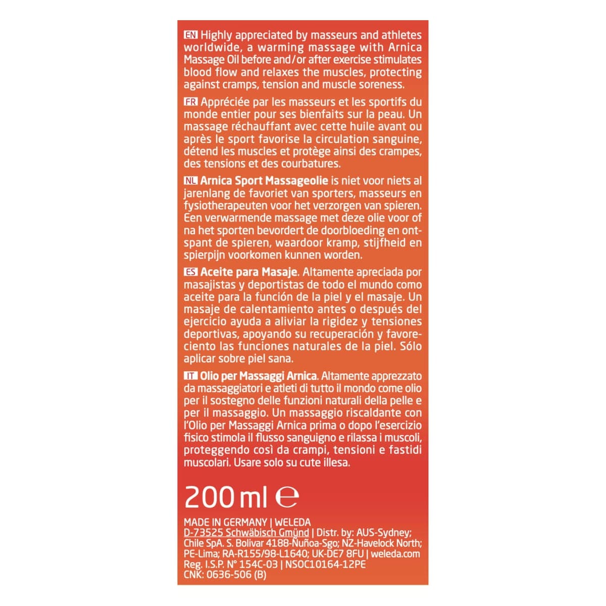 Thumbnail Weleda Arnica Massage Oil 100ml
