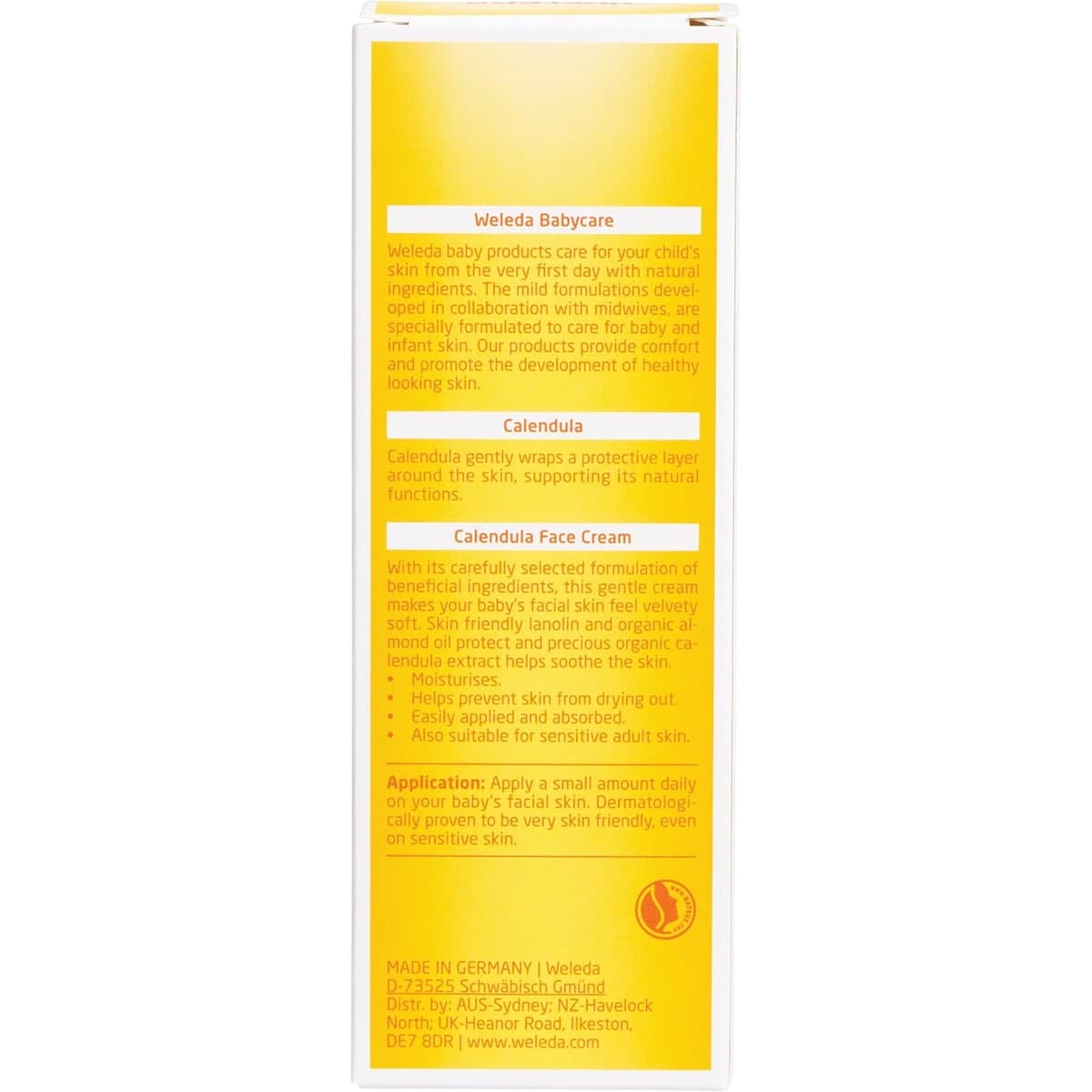 Thumbnail Weleda Calendula Baby Face Cream 50ml