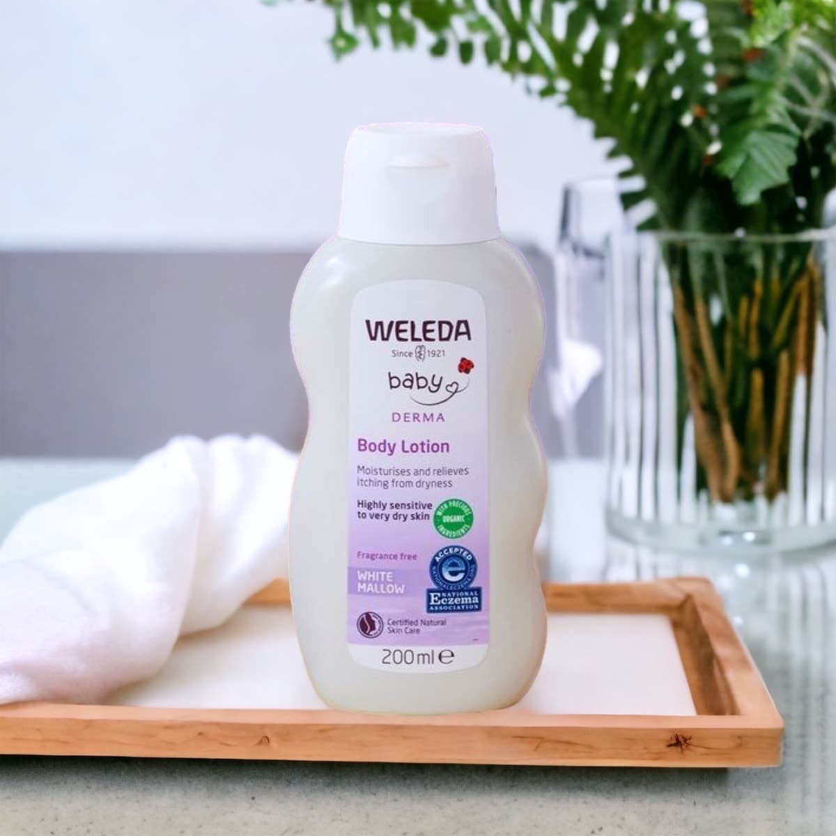 Thumbnail Weleda Baby Derma White Mallow Body Lotion 200ml