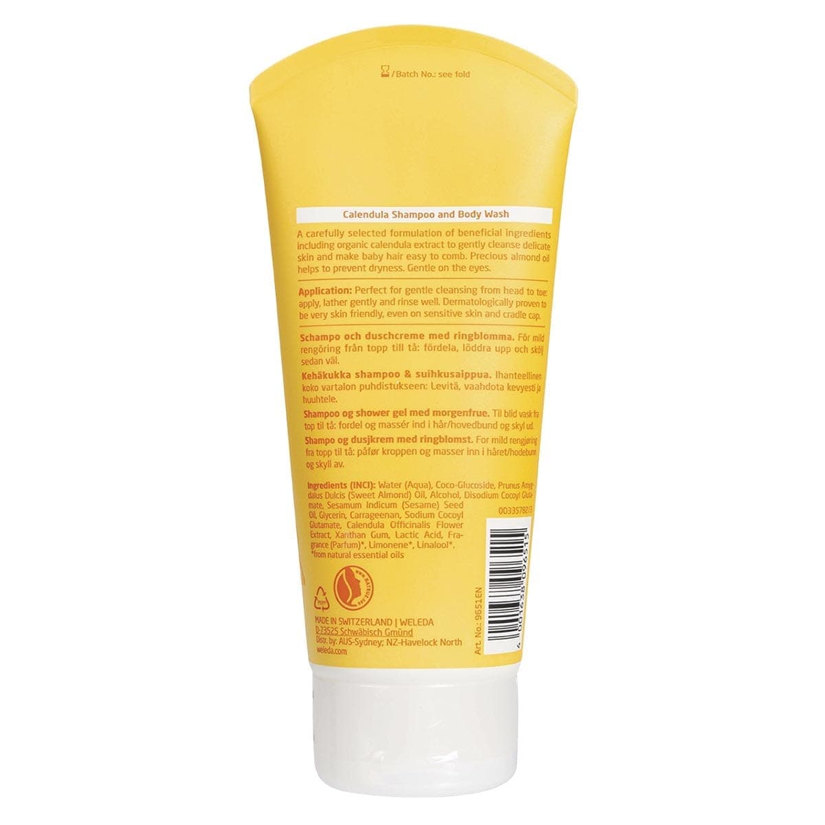 Thumbnail Weleda Calendula Baby Shampoo & Body Wash 200ml