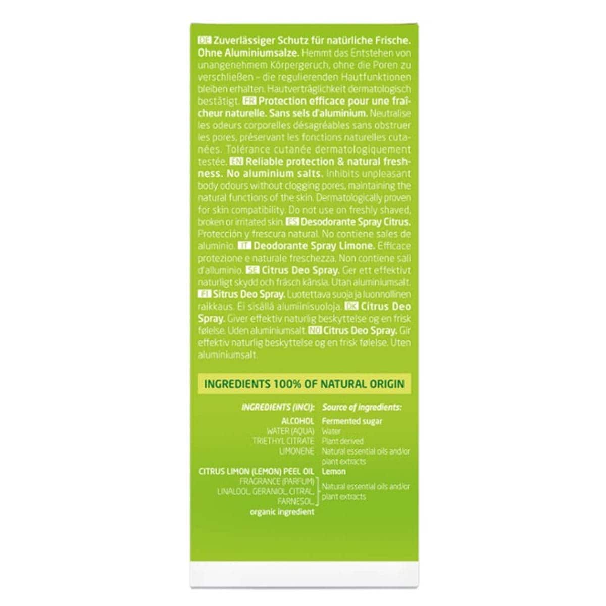 Thumbnail Weleda Citrus Deodorant Spray 100ml