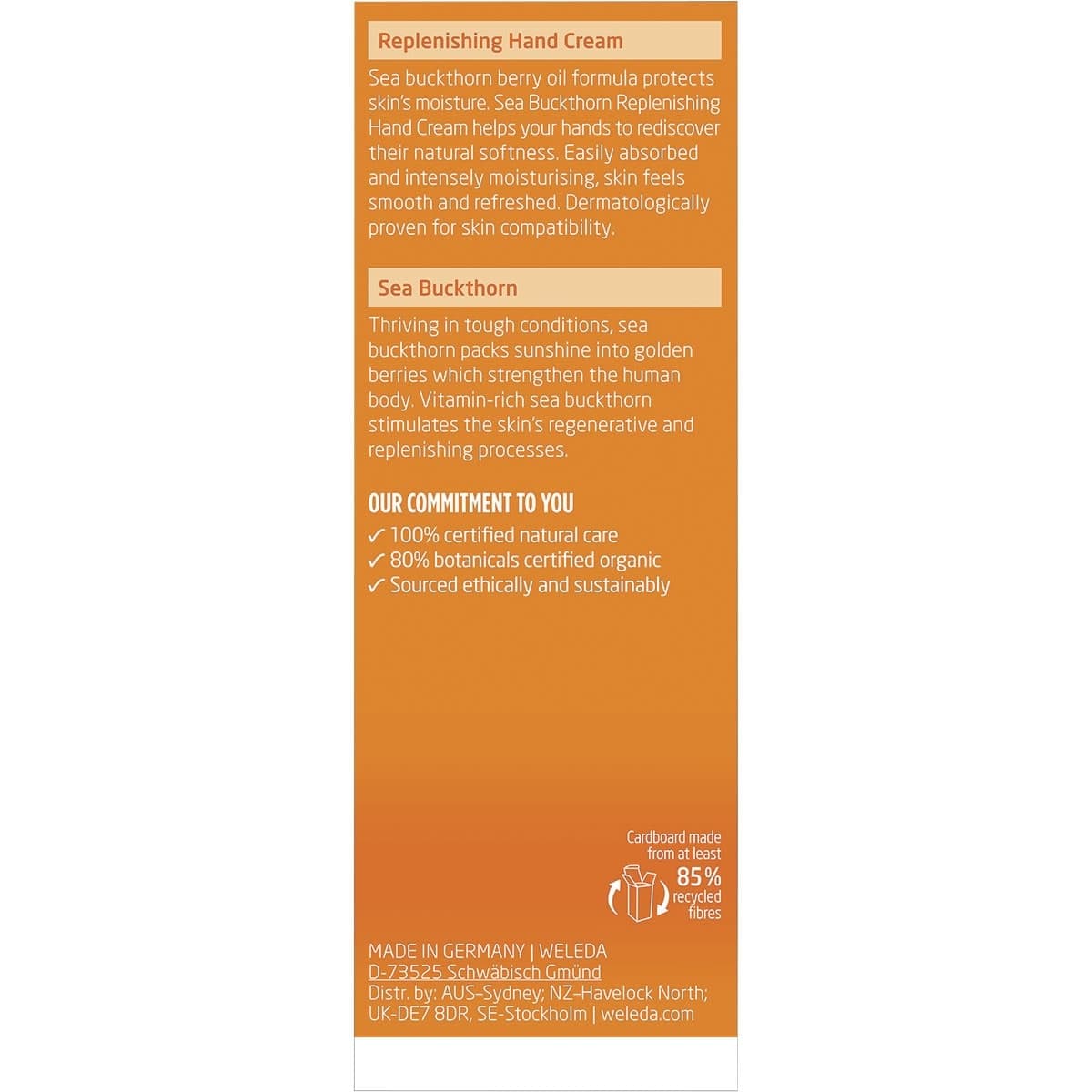 Thumbnail Weleda Sea Buckthorn Hand Cream 50ml