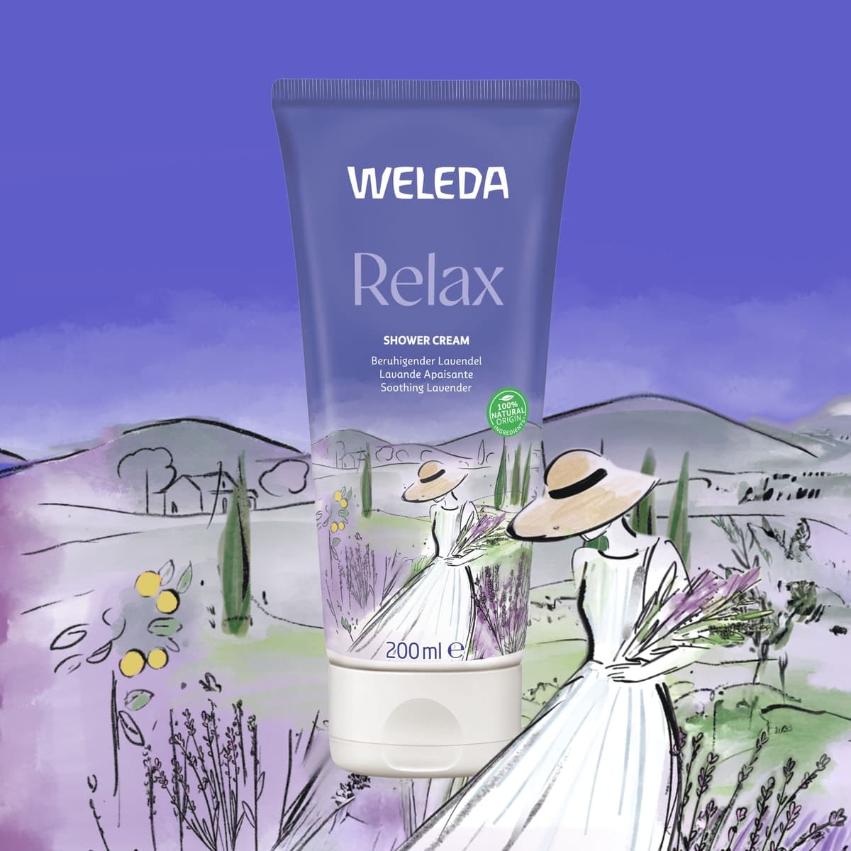 Thumbnail Weleda Aroma Shower Relax Comforting Creamy Body Wash 200ml