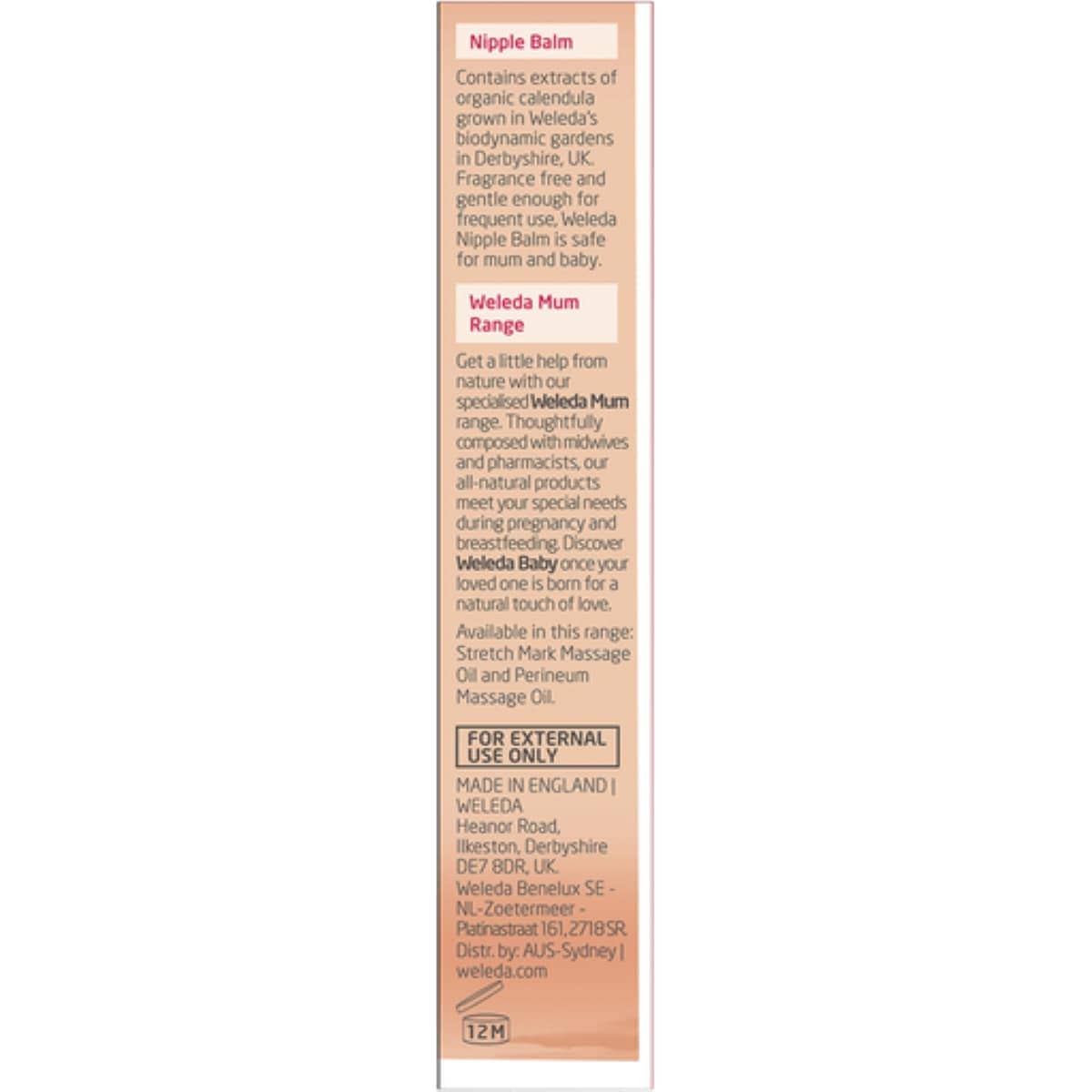 Thumbnail Weleda Nipple Balm 25ml