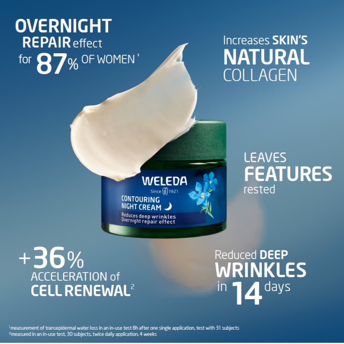 Thumbnail Weleda Contouring Night Cream Blue Gentian & Edelweiss 40ml
