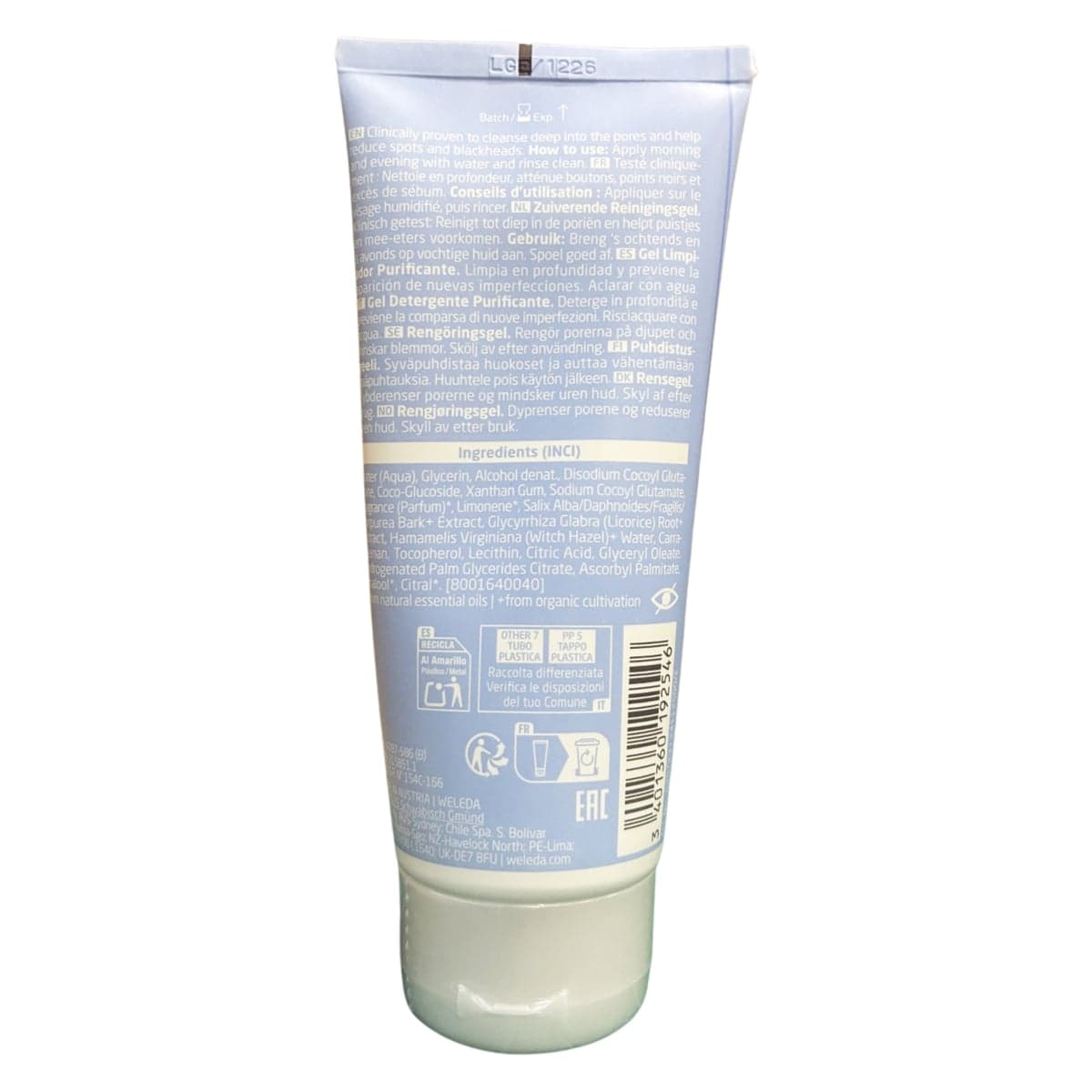 Thumbnail Weleda Blemished Skin Purifying Gel Cleanser 100ml