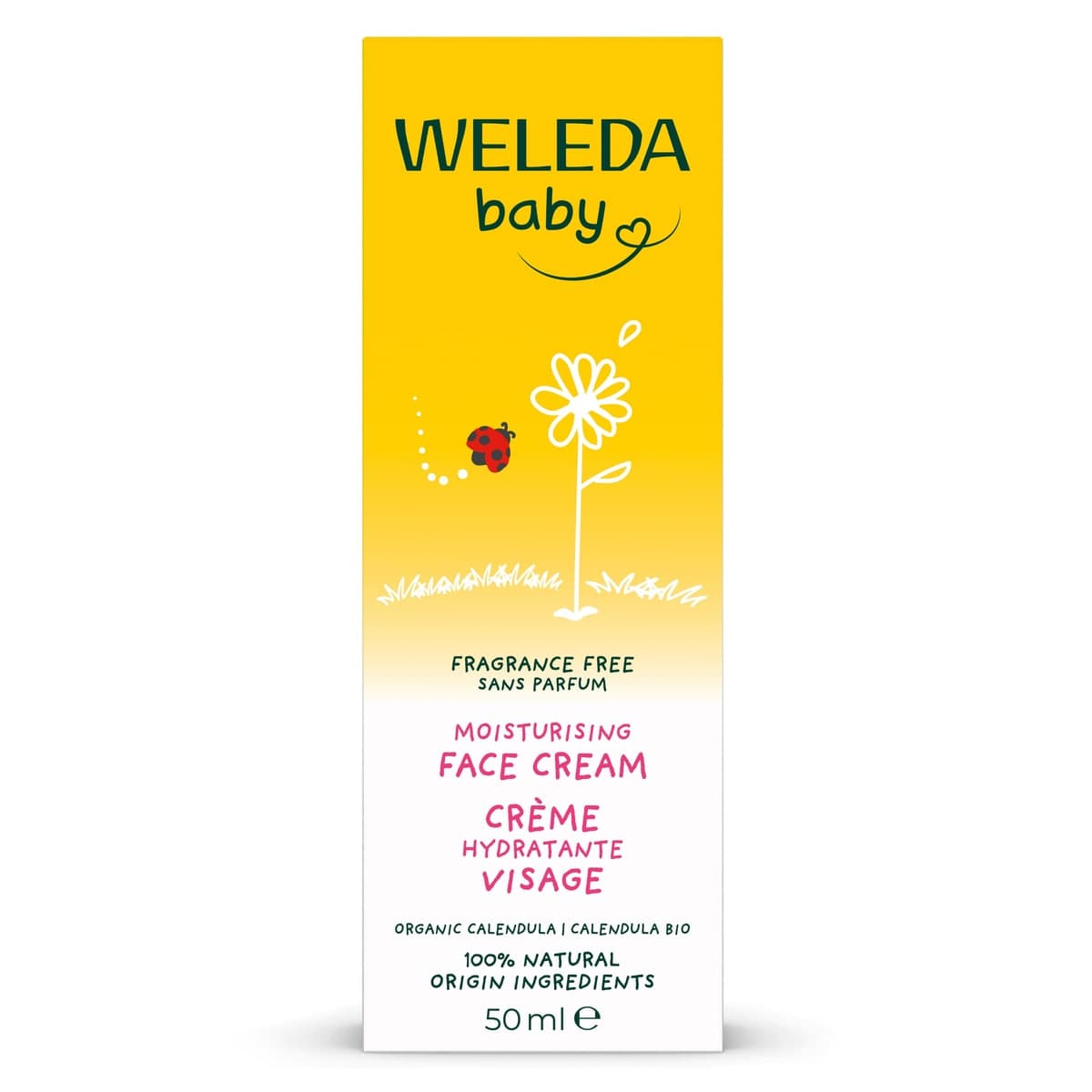 Thumbnail Weleda Baby Moisturising Calendula Face Cream Fragrance Free 50ml