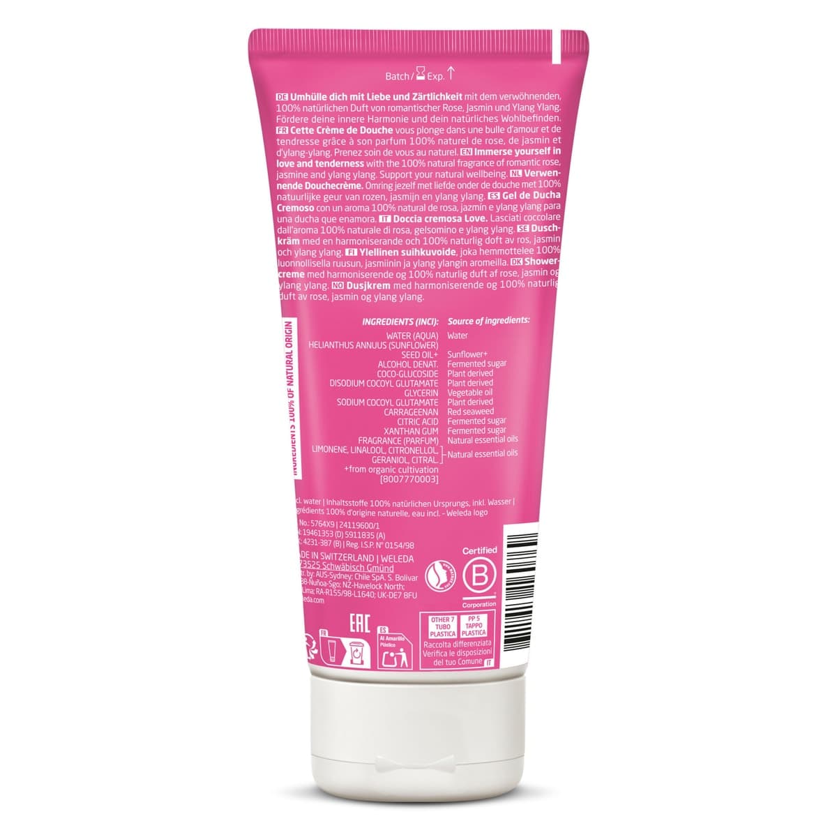 Thumbnail Weleda Aroma Shower Love Pampering Creamy Body Wash 200ml