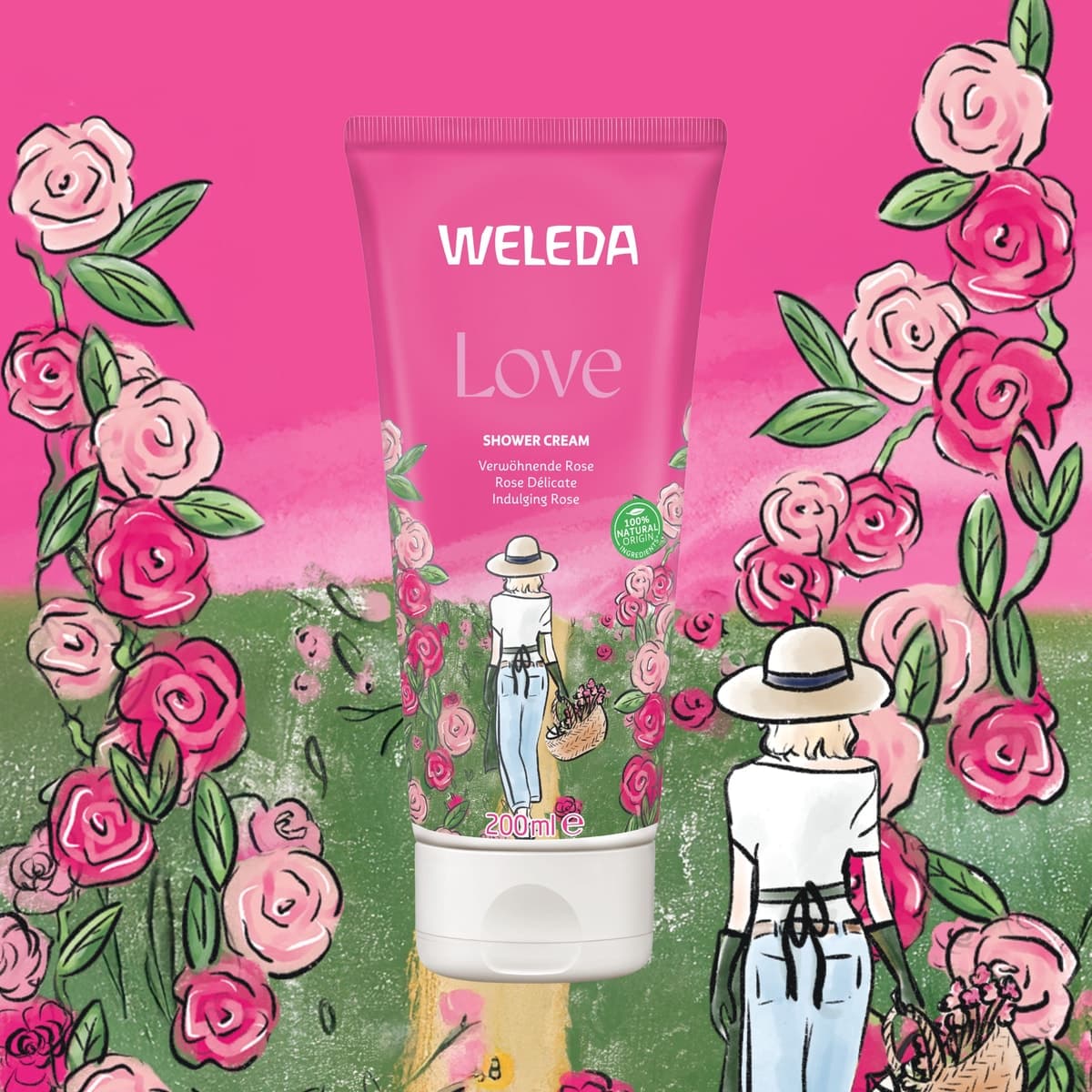 Thumbnail Weleda Aroma Shower Love Pampering Creamy Body Wash 200ml