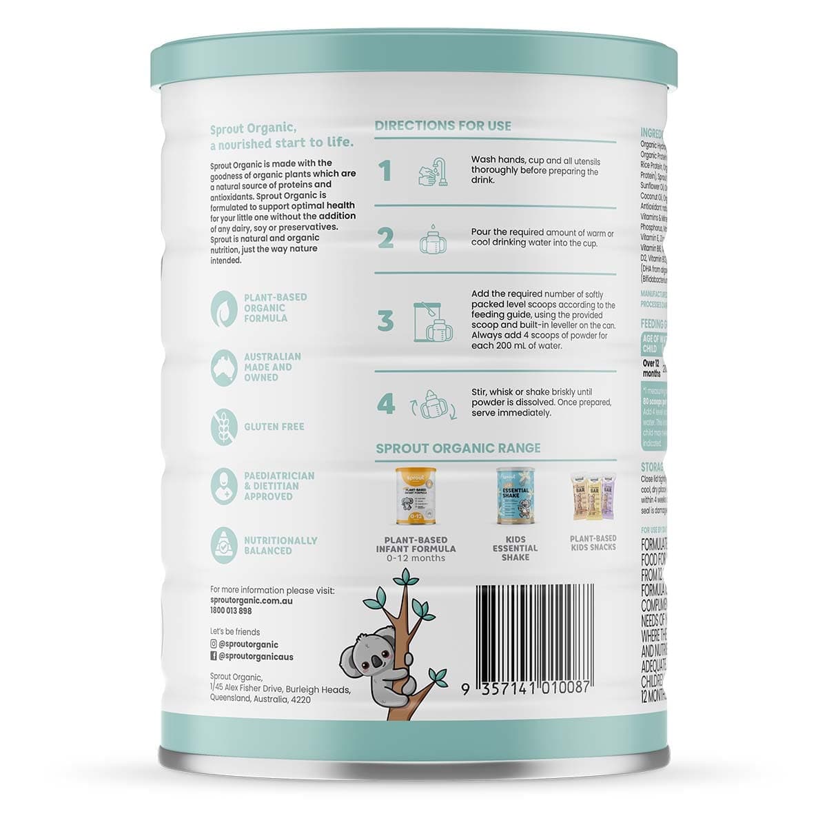 Thumbnail Sprout Organic Plant Based Toddler Drink 700g
