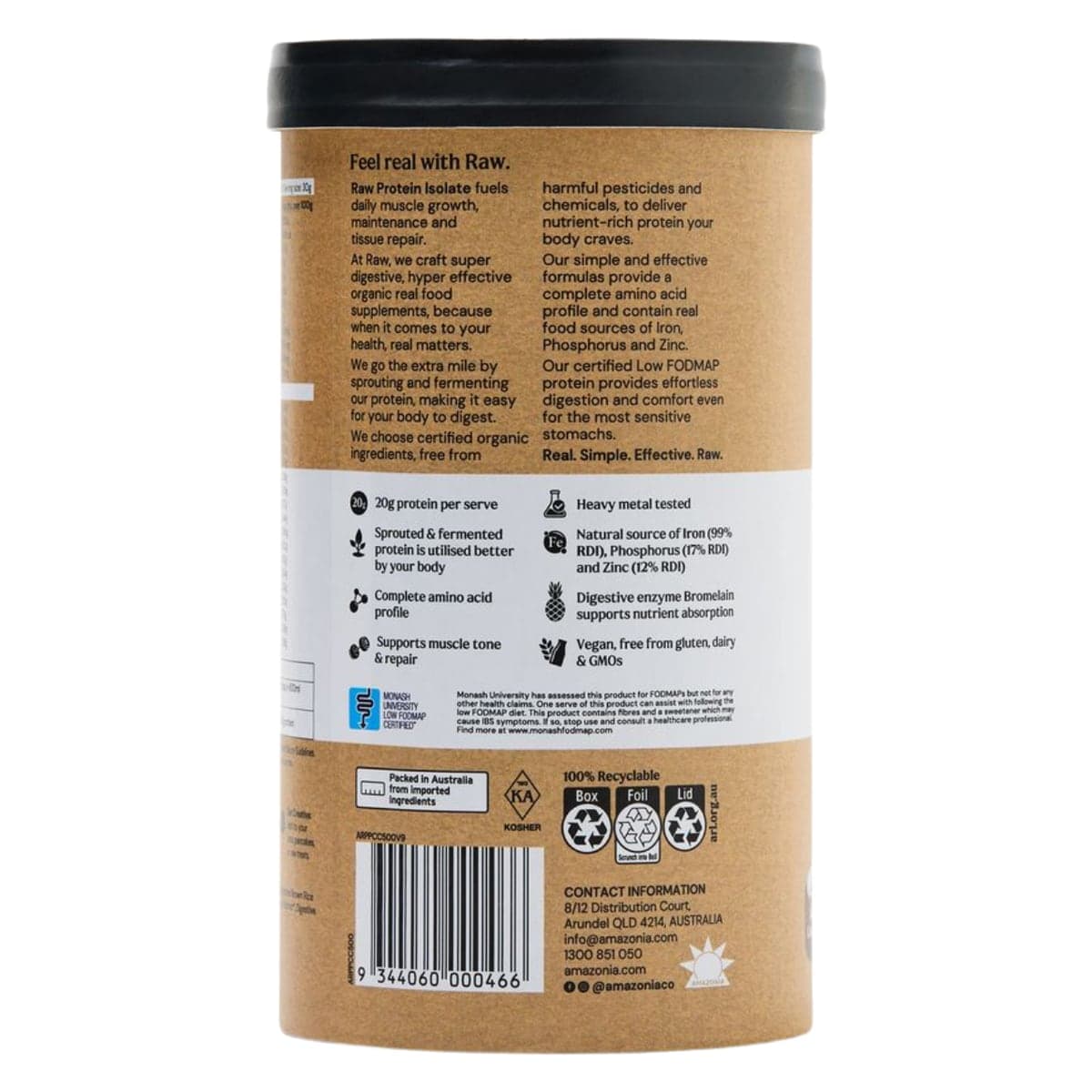Thumbnail Amazonia Raw Protein Isolate Choc Coconut 500g