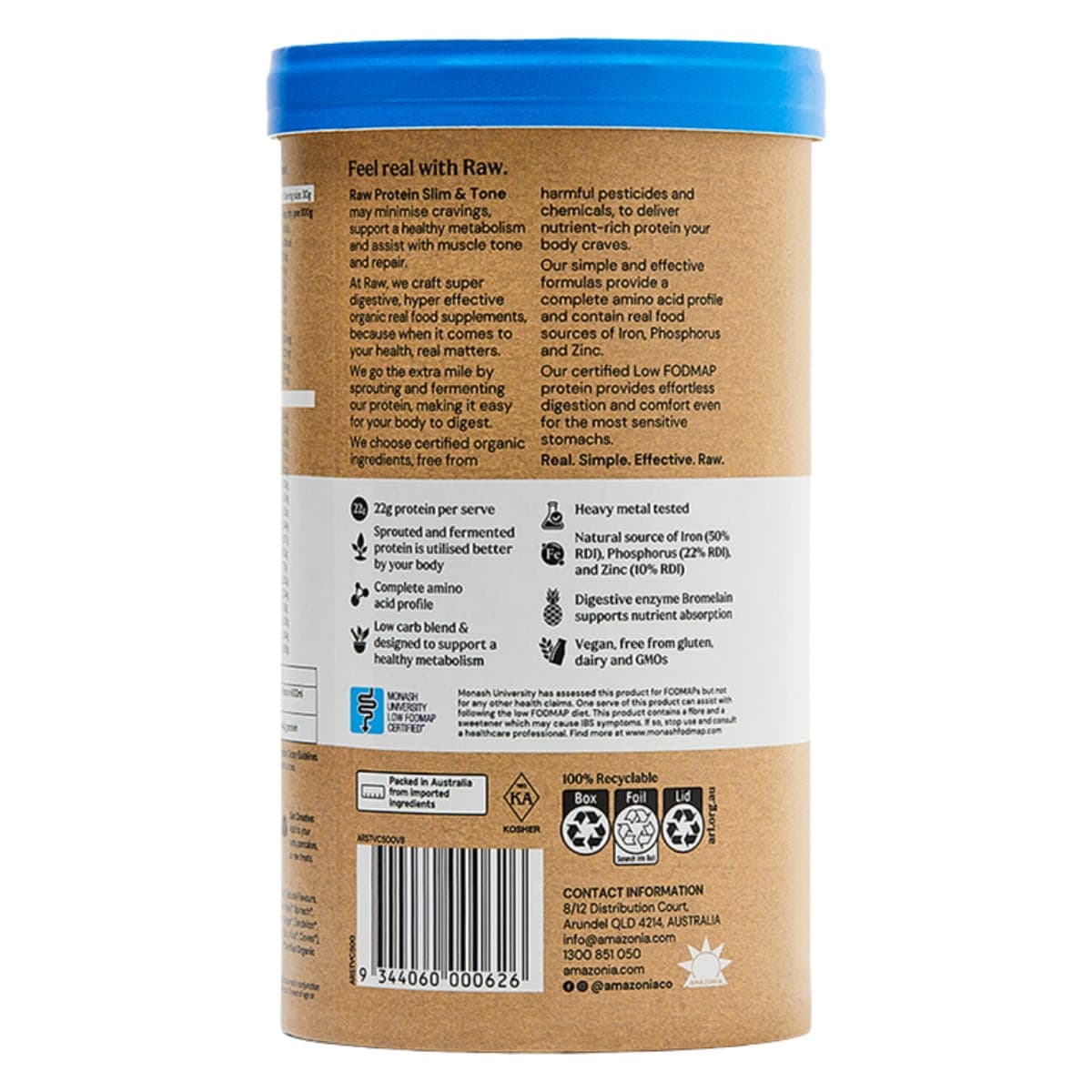 Thumbnail Amazonia Raw Protein Slim & Tone Vanilla Cinnamon 500g