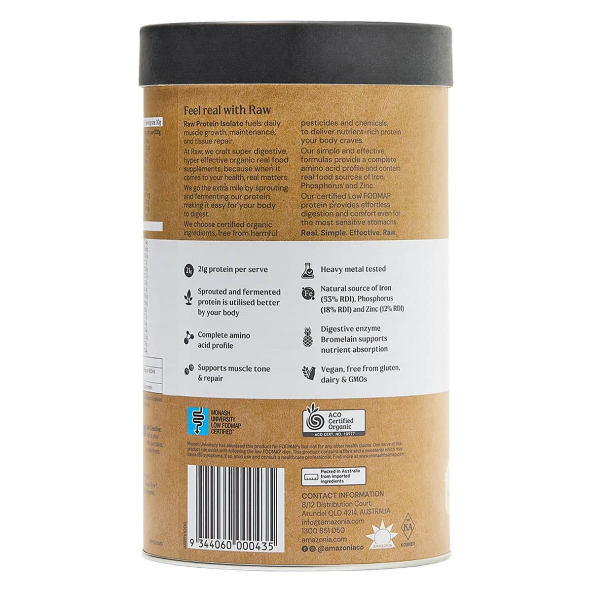 Thumbnail Amazonia Raw Protein Isolate Vanilla 1kg