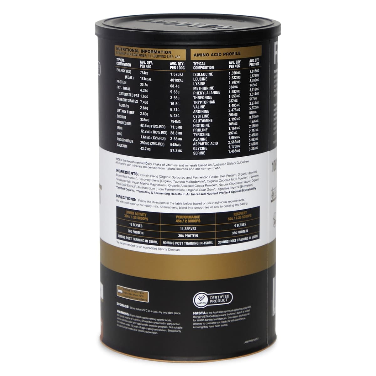 Thumbnail Amazonia RawFit Plant Protein Perform & Recover Rich Chocolate 500g