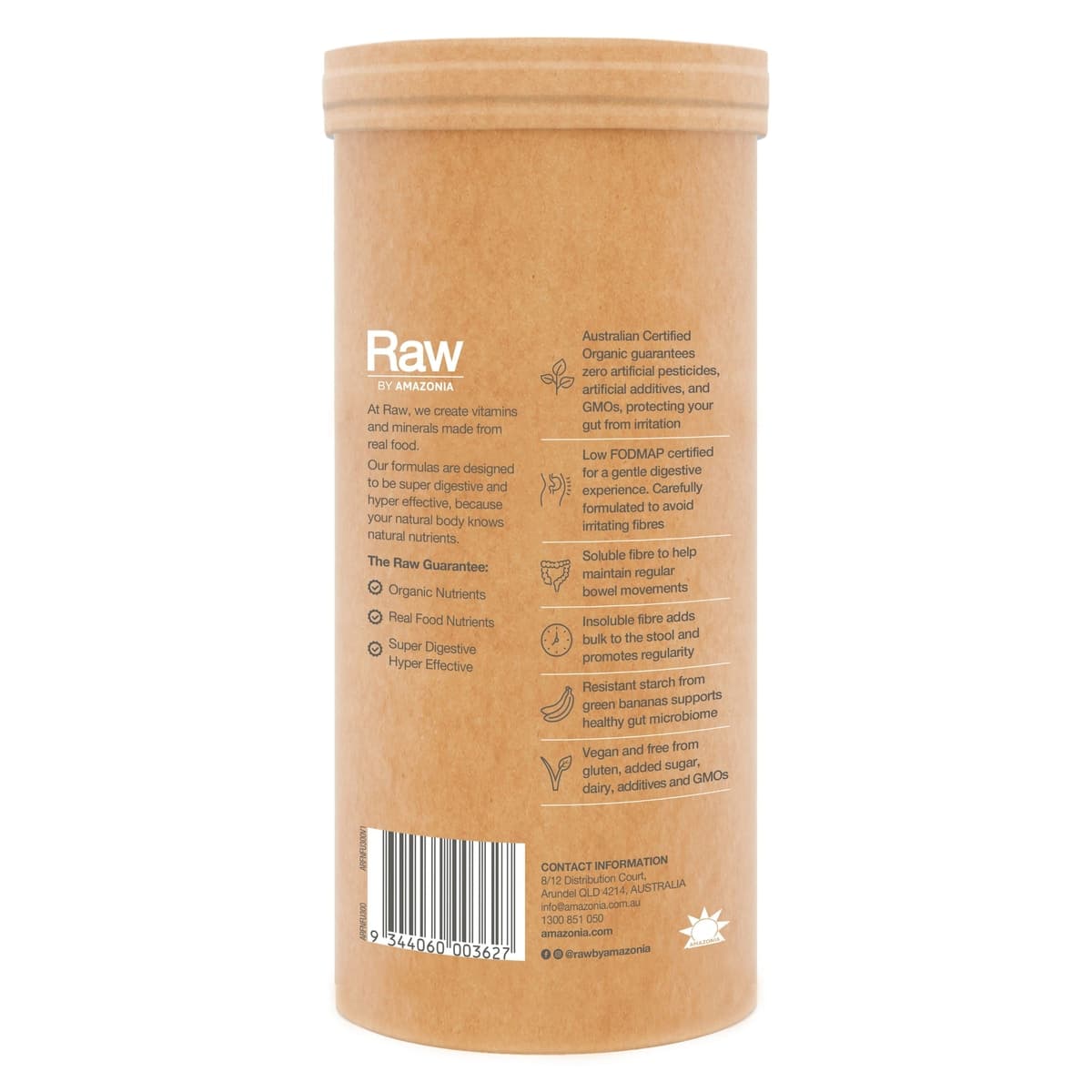 Thumbnail Amazonia Raw Organic Fibre Powder Unflavoured 300g