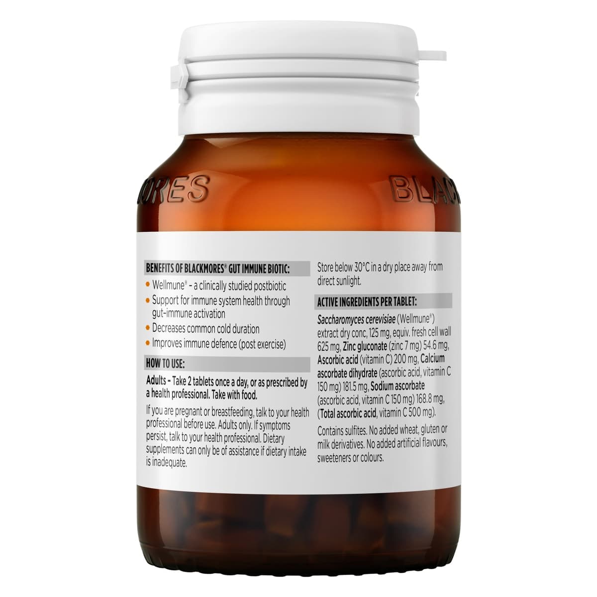 Thumbnail Blackmores Gut Immune Biotic 60 Capsules