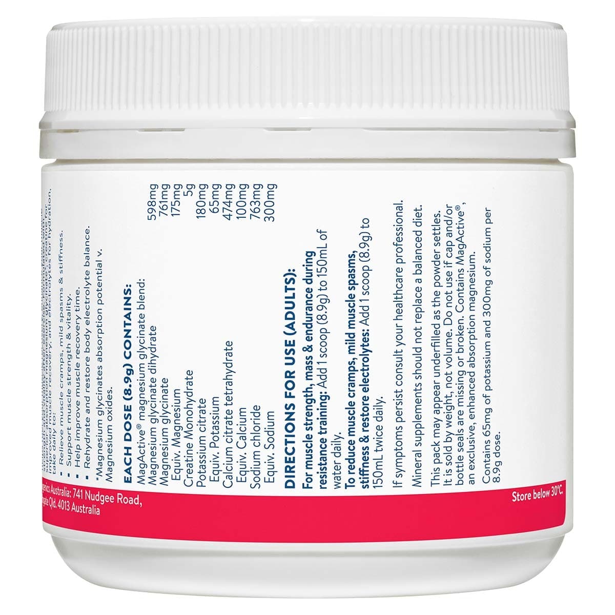 Thumbnail Ethical Nutrients Mega Mag Glycinate+ Creatine & Electrolytes Powder 250g