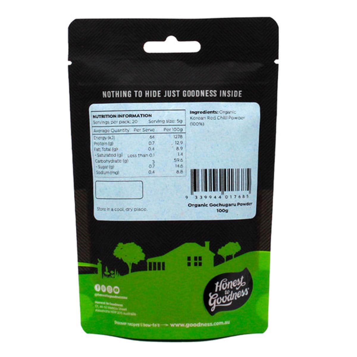 Thumbnail Honest To Goodness Organic Gochugaru Powder 100g