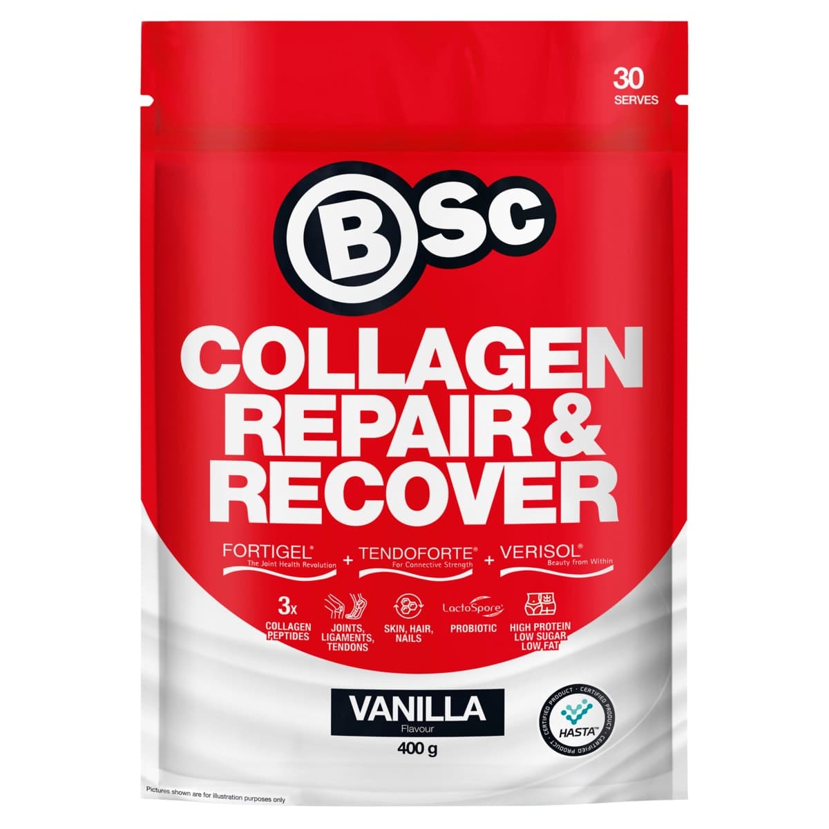 Thumbnail BSc Collagen Repair and Recover Vanilla 400g