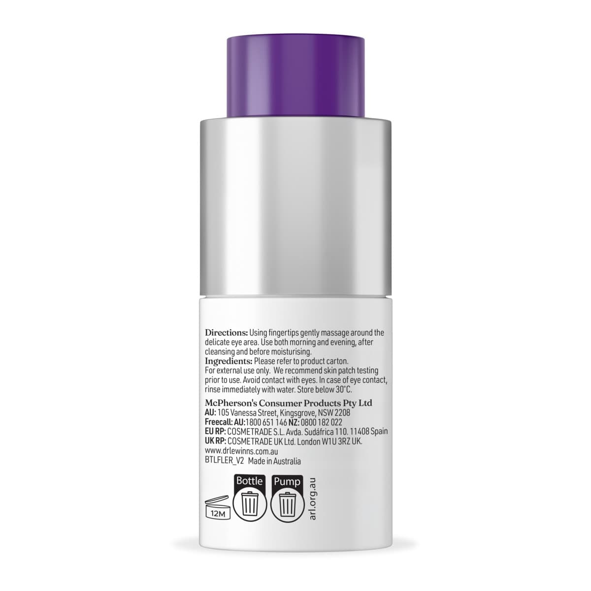 Thumbnail Dr Lewinns Line Smoothing Complex S8 Eye Recovery Complex 15g