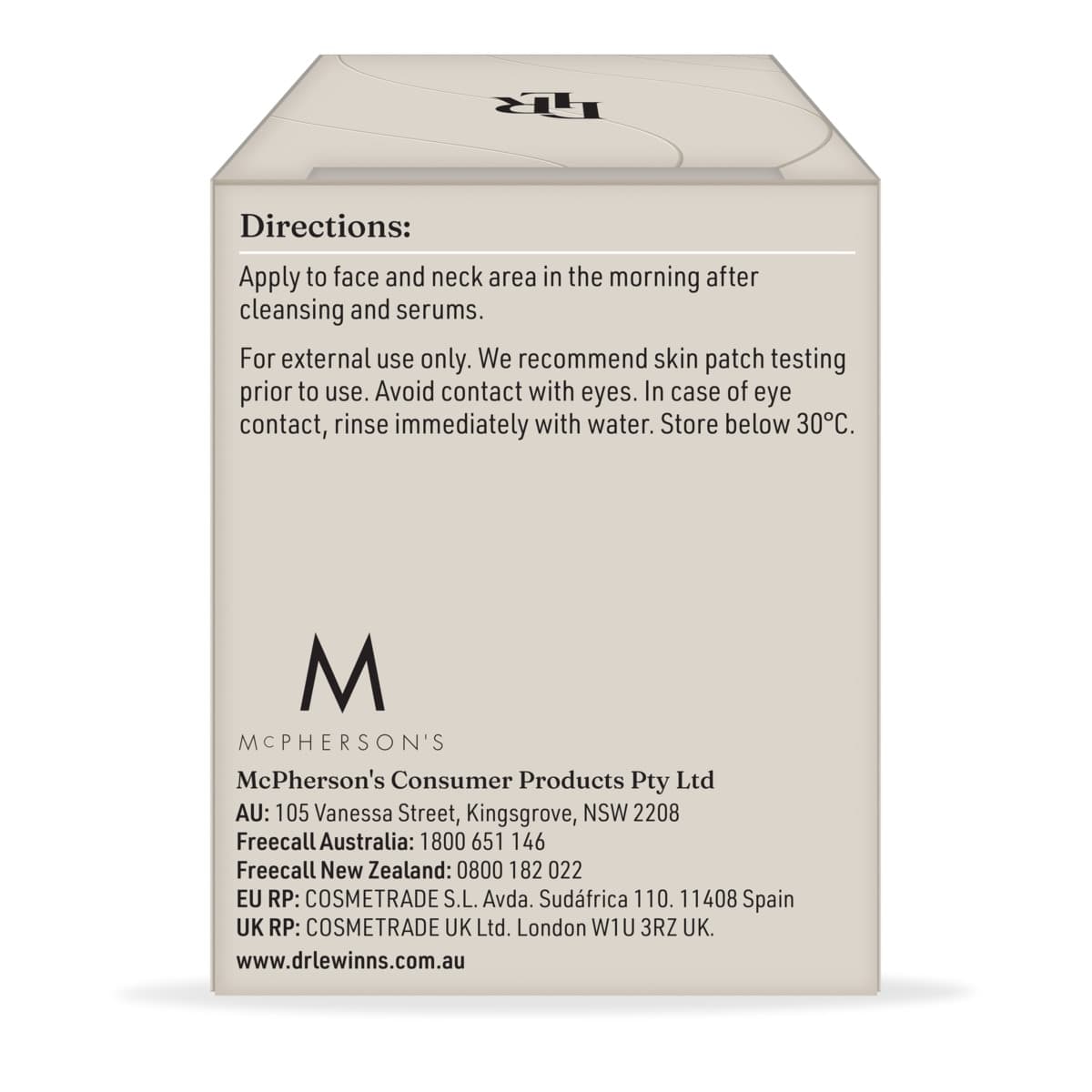 Thumbnail Dr Lewinns Line Smoothing Complex S8 Hydrating Day Cream 30g