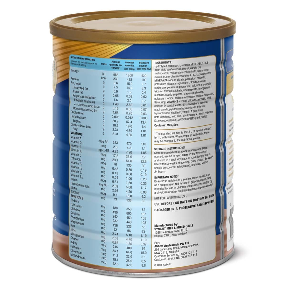 Thumbnail Ensure Powder Chocolate 800g