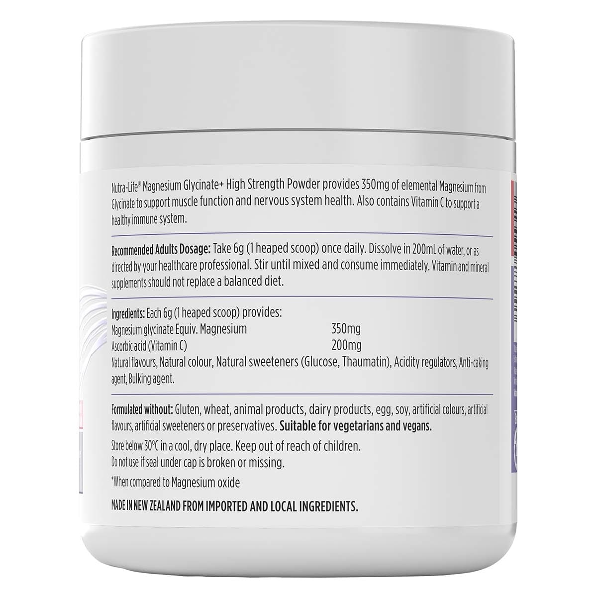 Thumbnail Nutra-Life Magnesium Glycinate Powder Berry 300g