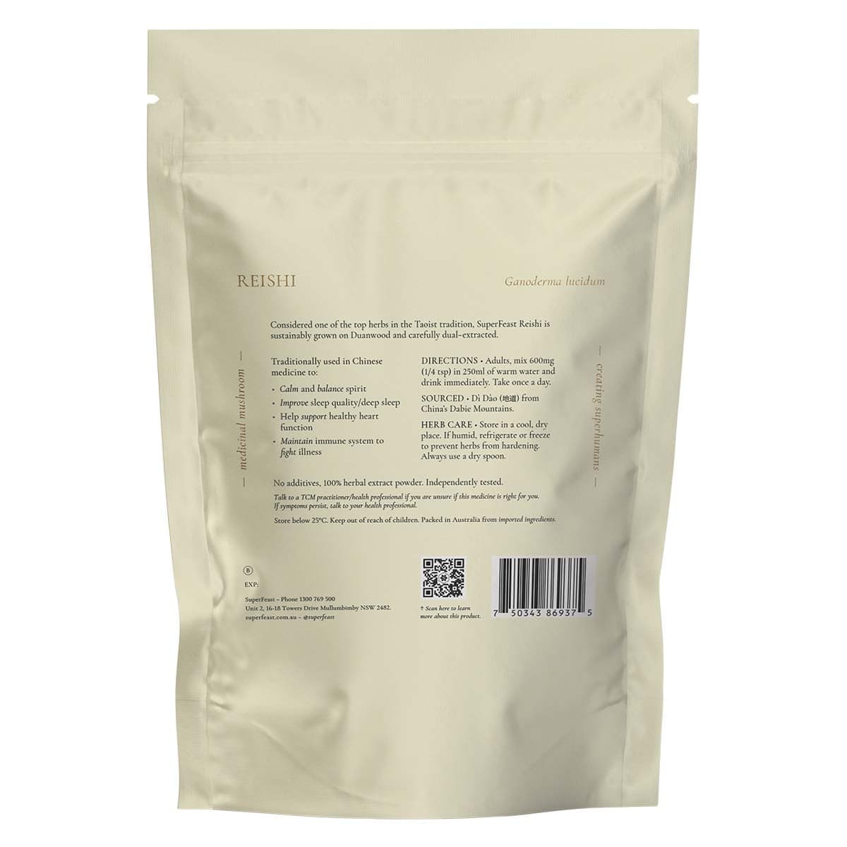 Thumbnail SuperFeast Reishi Powder 250g