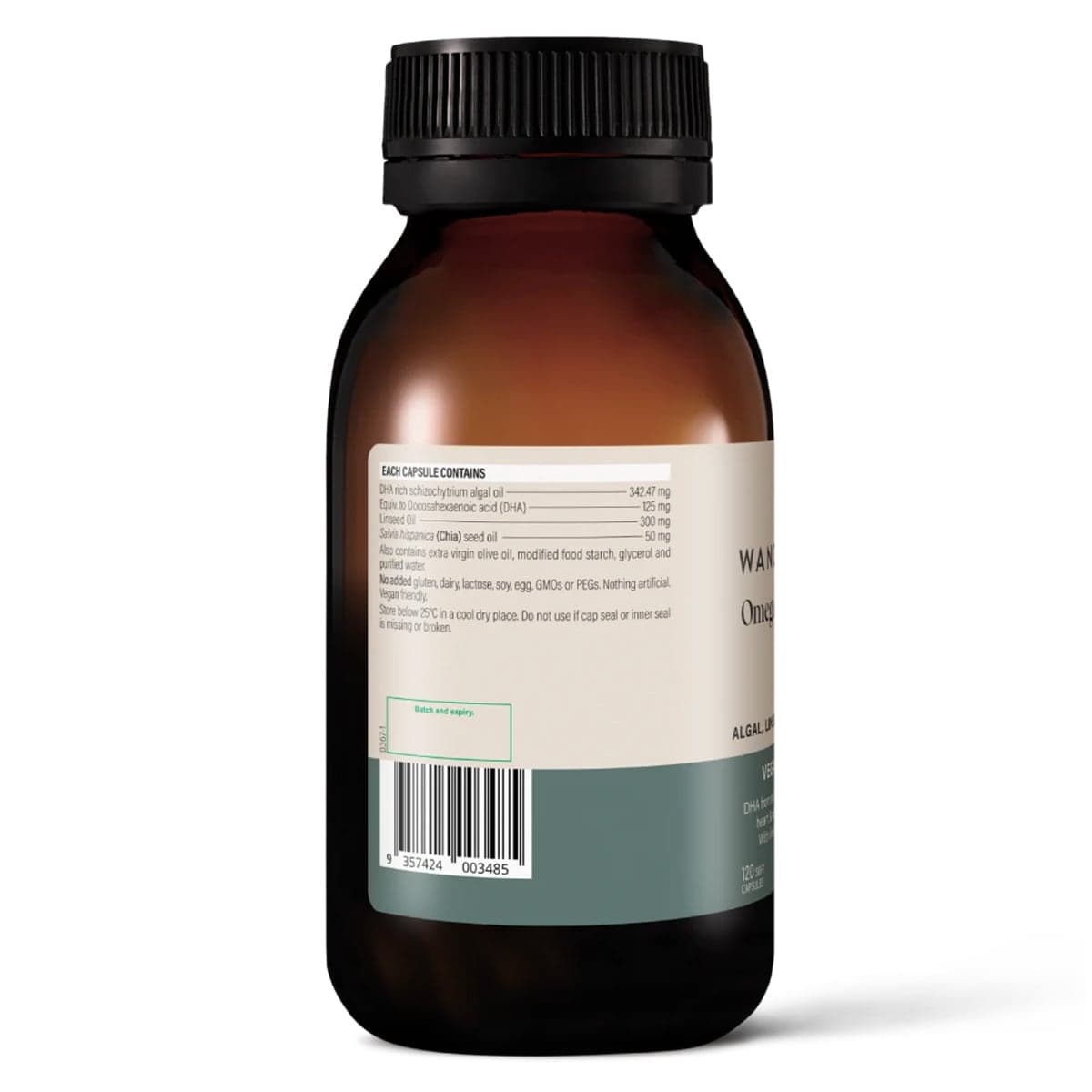 Thumbnail Wanderlust Vegan Omega-3 Complex 120 Capsules