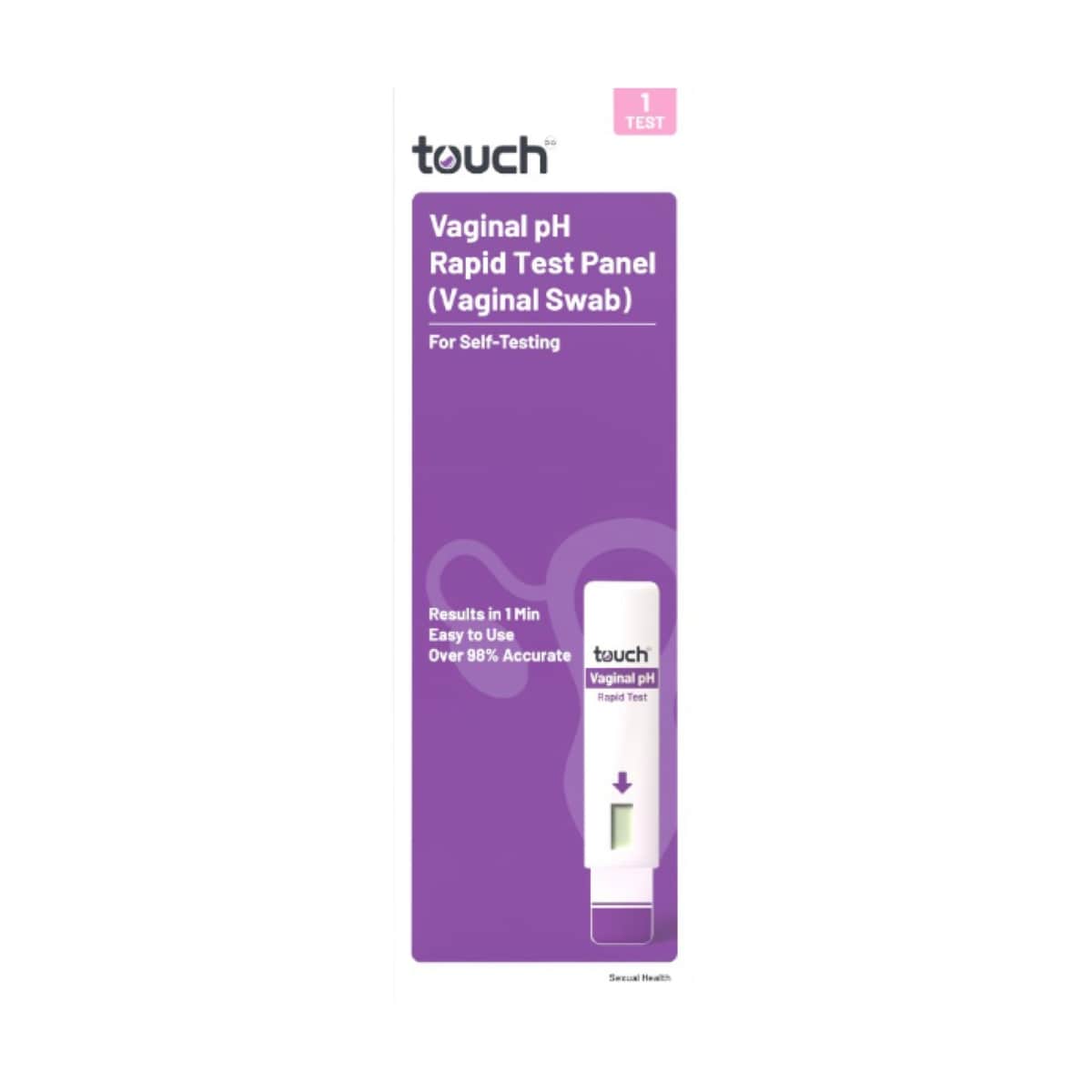 Thumbnail TouchBio Vaginal pH Rapid Test Panel (Vaginal Swab) - 1 Pack