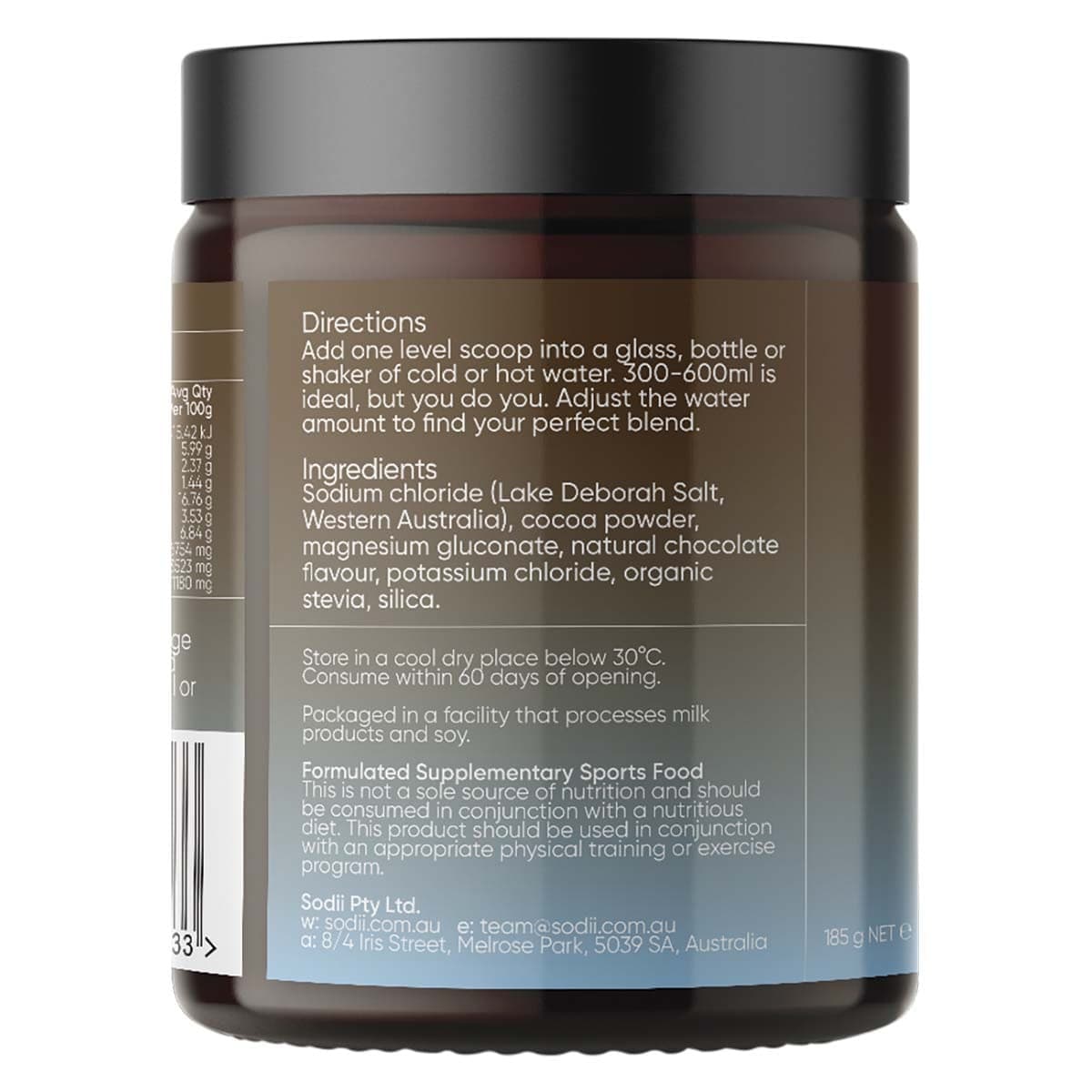 Thumbnail Sodii Everyday Hydration Salts Salty Chocolate 185g
