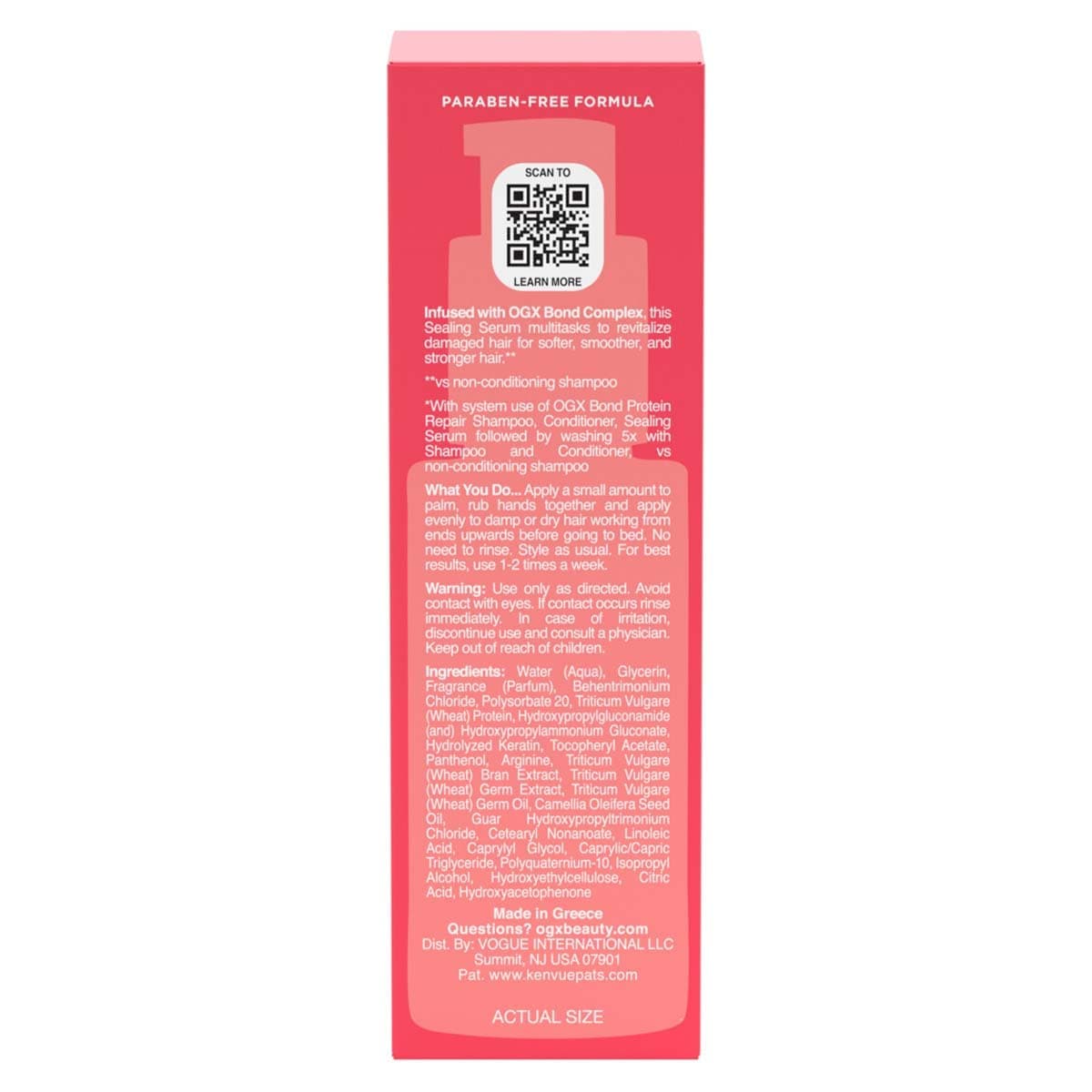 Thumbnail OGX Bond Protein Sealing Serum 50mL