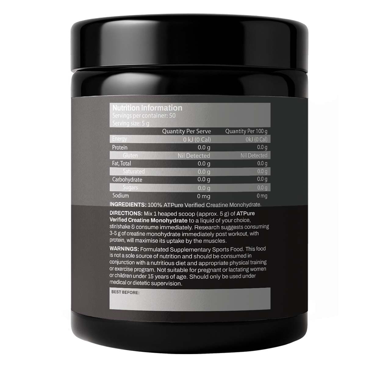 Thumbnail ATP Science ATPure Creatine Monohydrate 250g