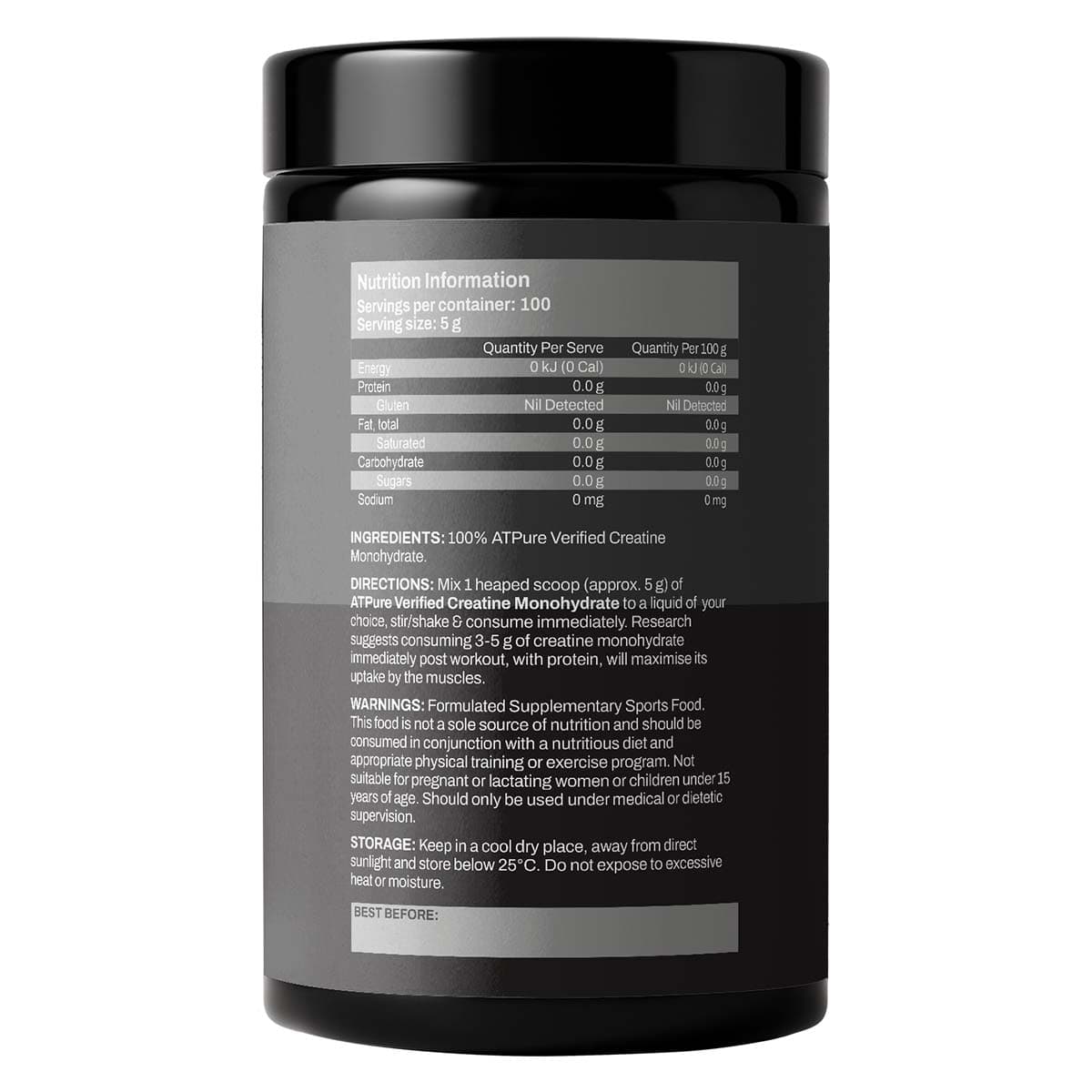 Thumbnail ATP Science ATPure Creatine Monohydrate 500g