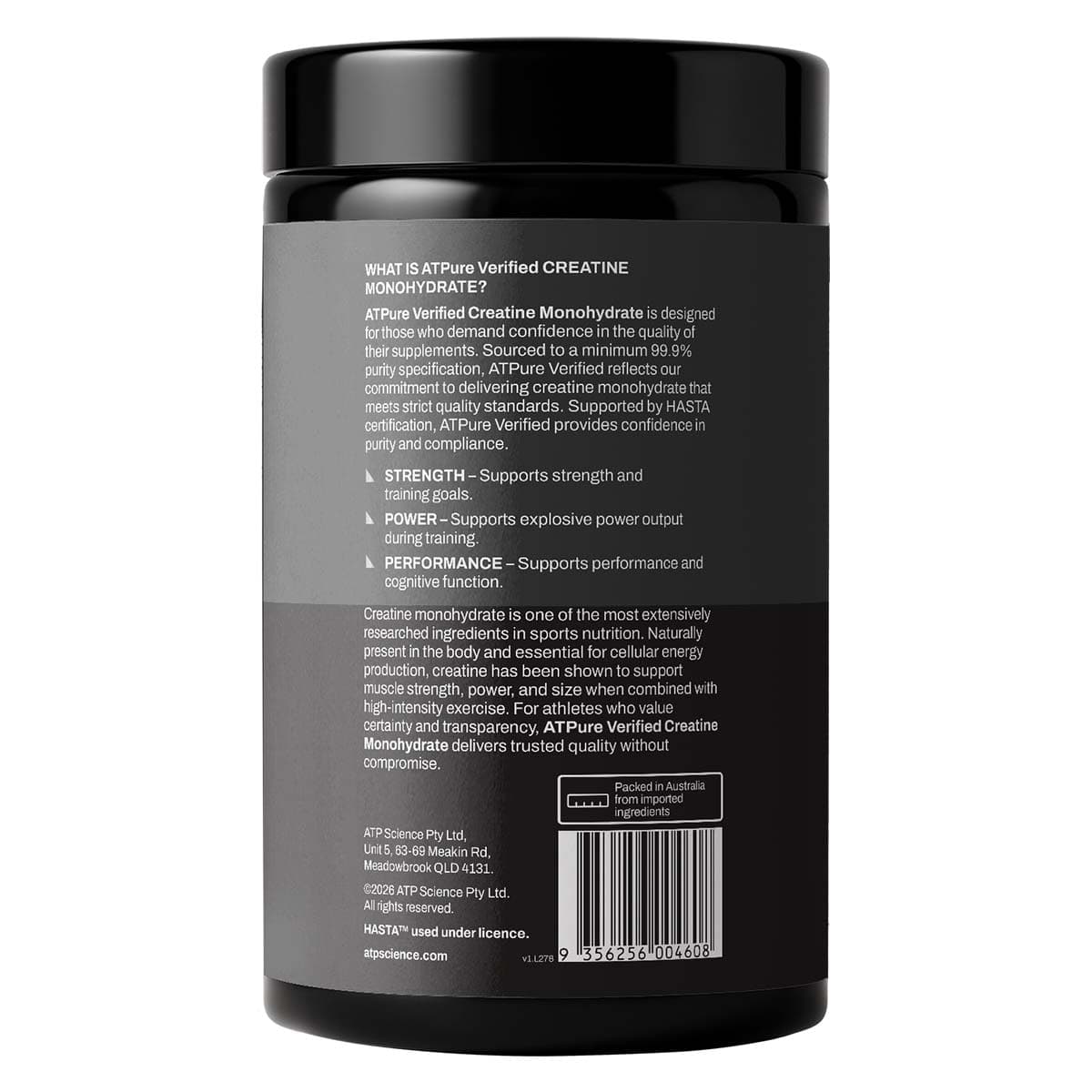 Thumbnail ATP Science ATPure Creatine Monohydrate 500g