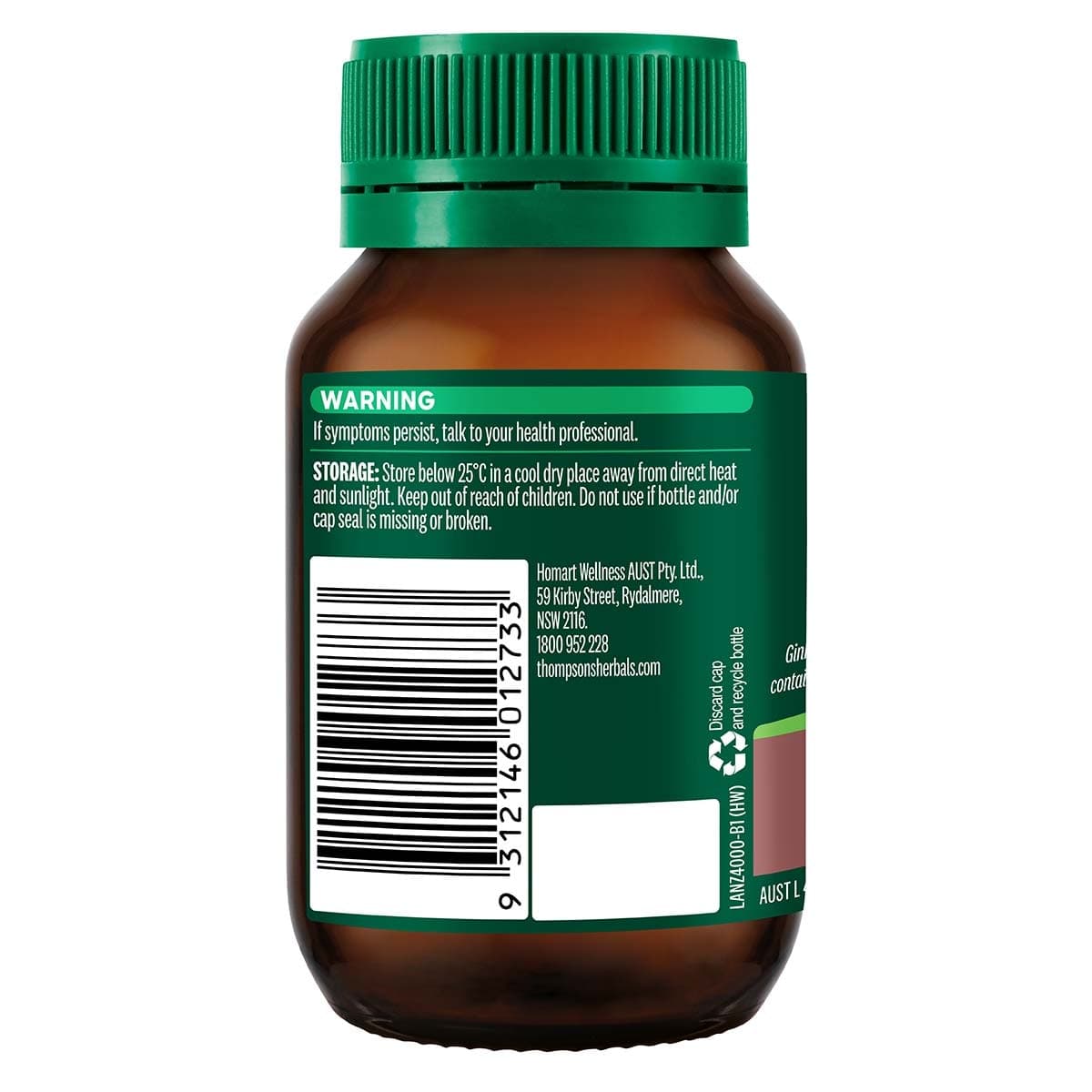 Thumbnail Thompson's One-A-Day Ginkgo 12500mg 60 Capsules