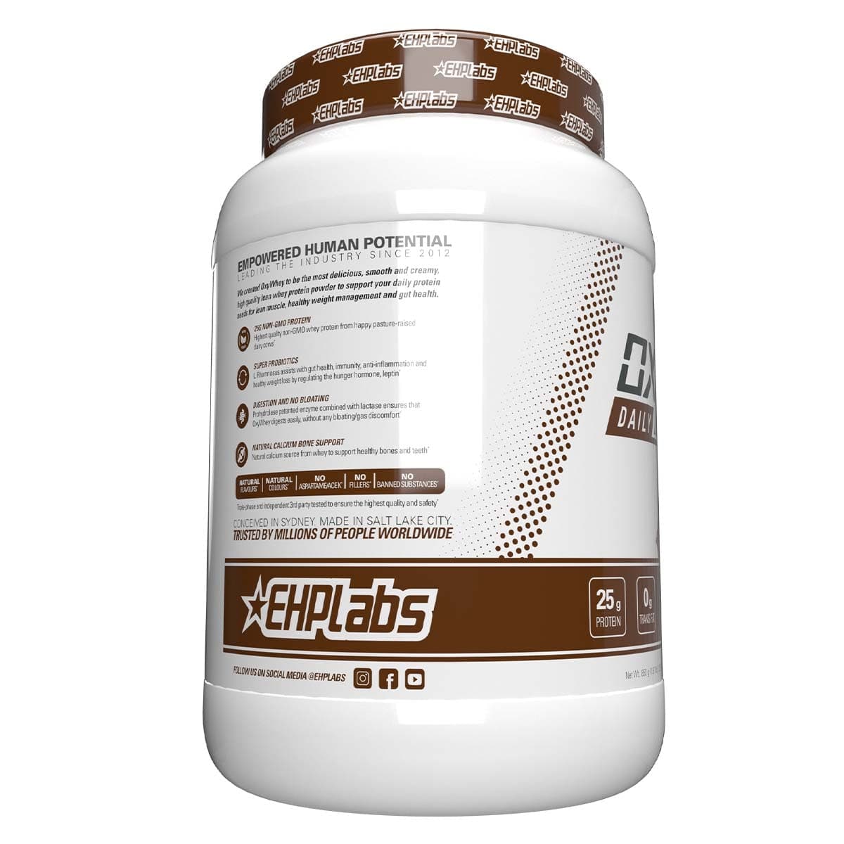 Thumbnail EHPLabs OxyWhey Lean Wellness Protein Chocolate Caramell 850g