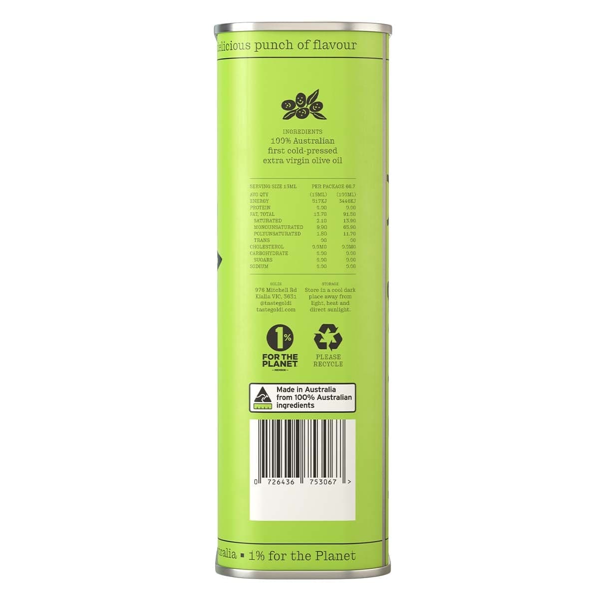 Thumbnail Goldi Smooth Extra Virgin Olive Oil 500ml