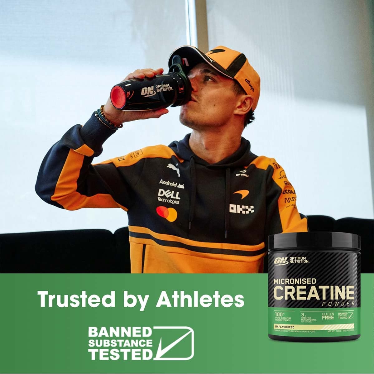 Thumbnail Optimum Nutrition Micronized Creatine Monohydrate Powder Unflavoured 300g