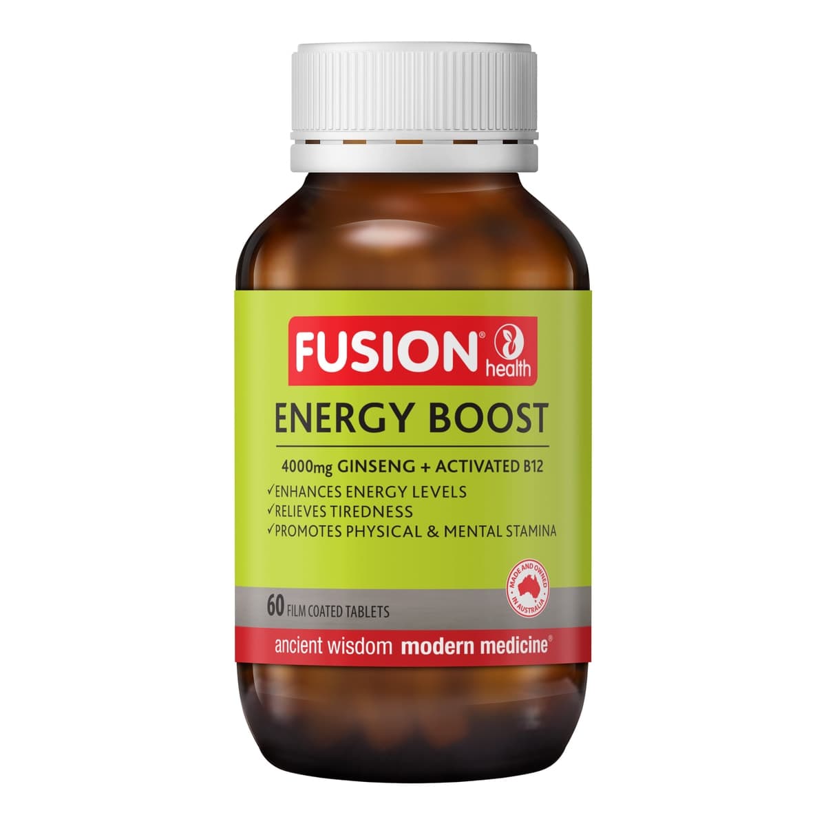 Thumbnail Fusion Health Energy Boost 60 Tablets
