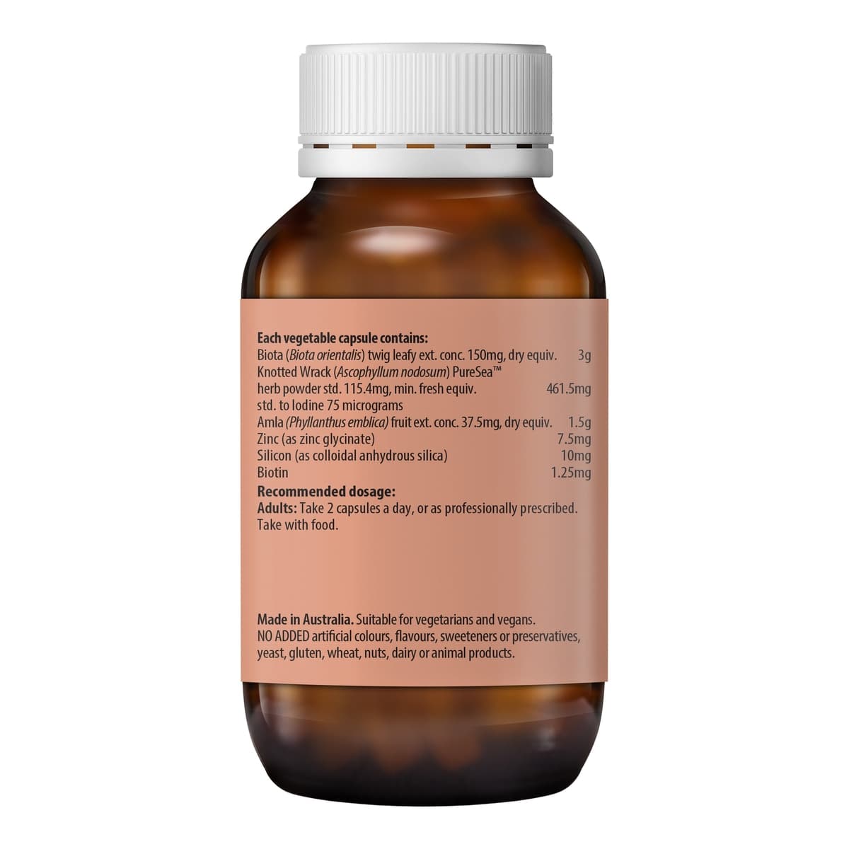 Thumbnail Fusion Health Hair Vitality 60 Tablets